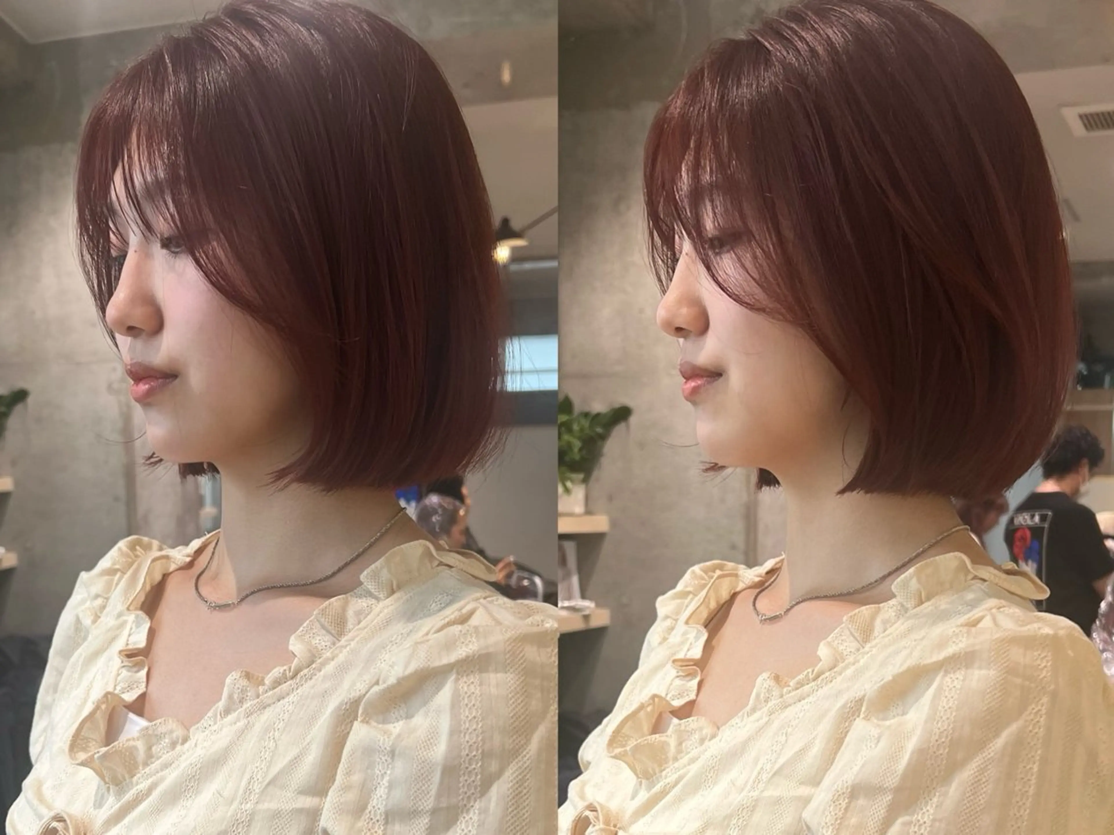 ミディアム ダン/メンズ/ 顔周り×透明感カラーのヘアスタイル