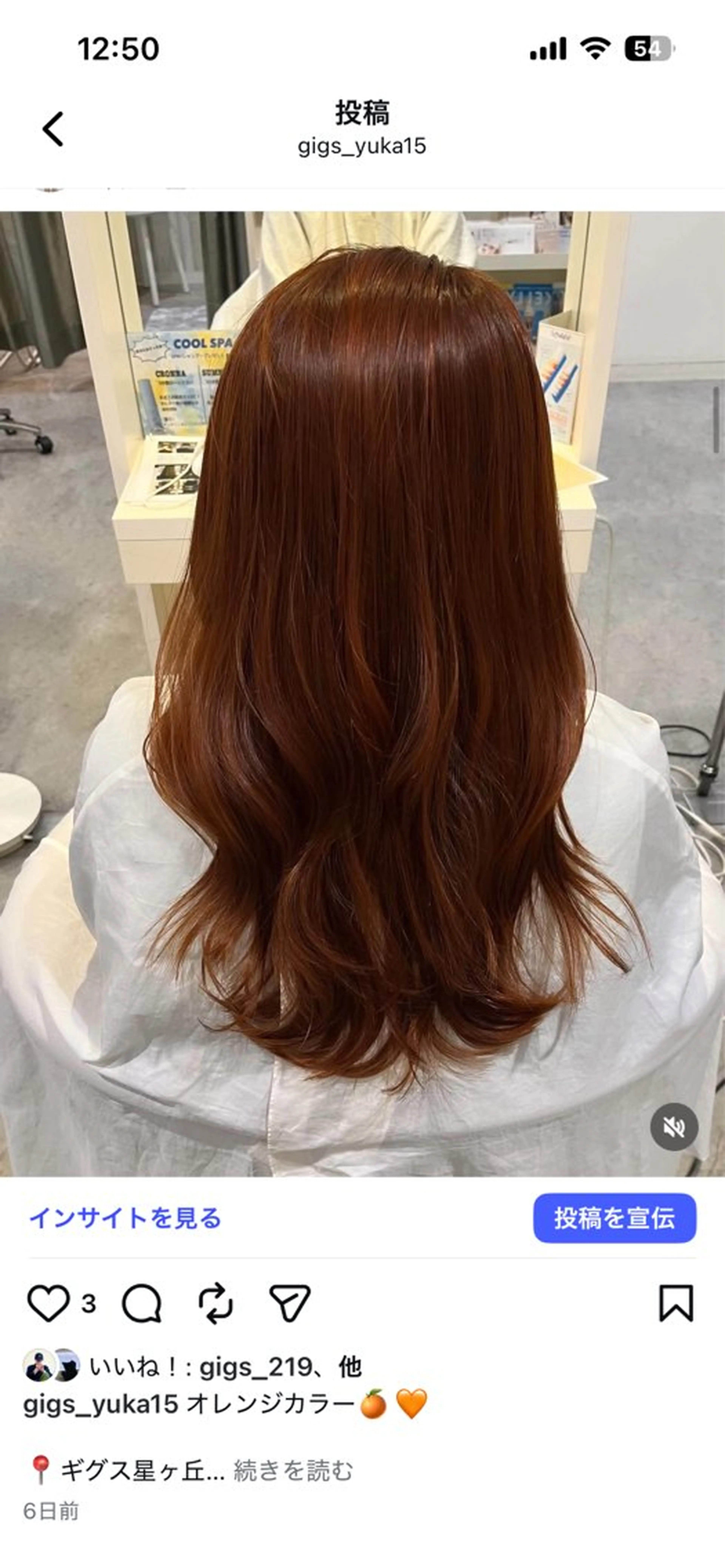 ロング レイヤーカット/ 艶カラー/YUKAのヘアスタイル