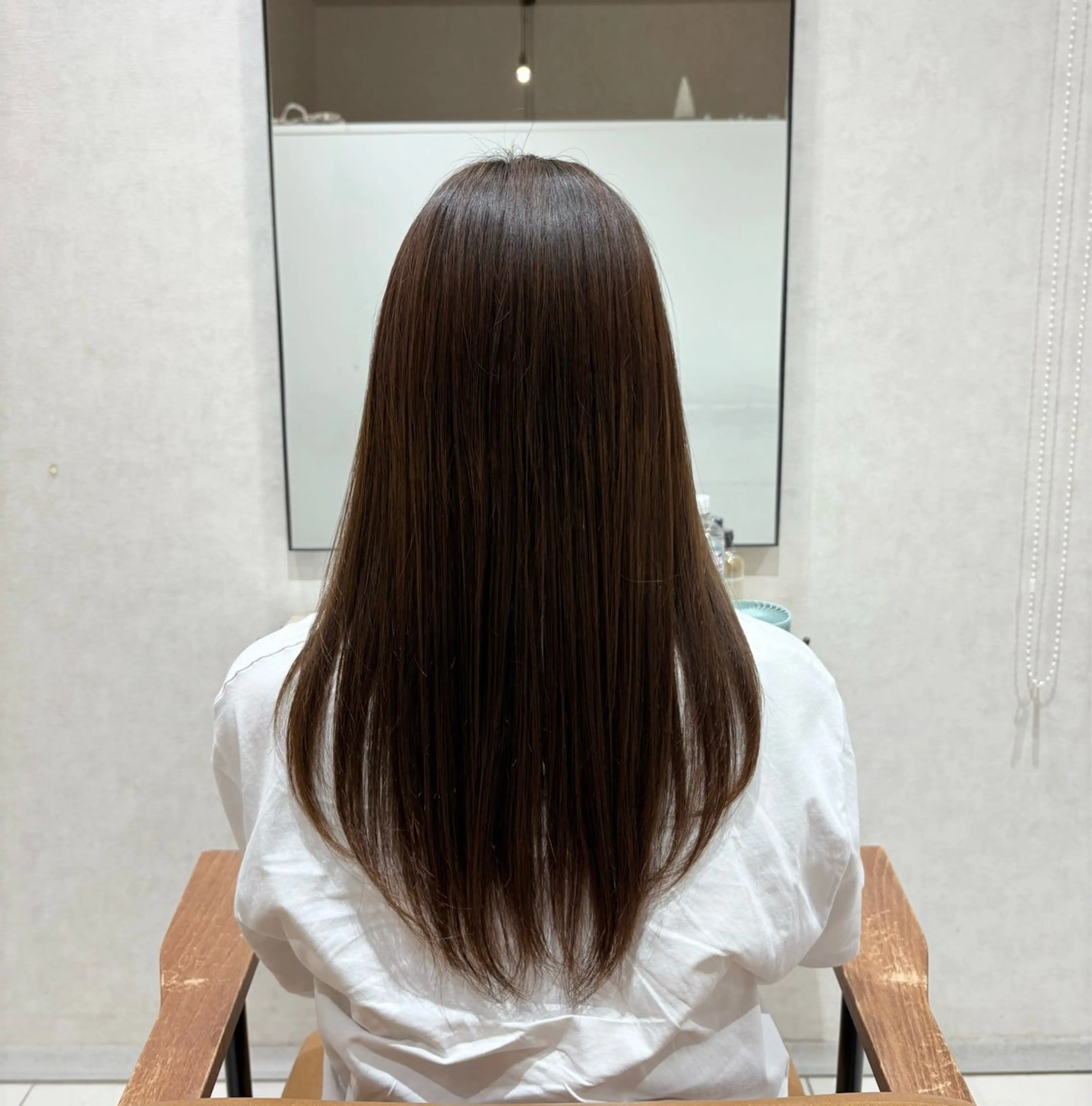 朝が楽になる☀️ソフト矯正（ストレートパーマ）+内部補修トリートメント付き👩🏻の写真