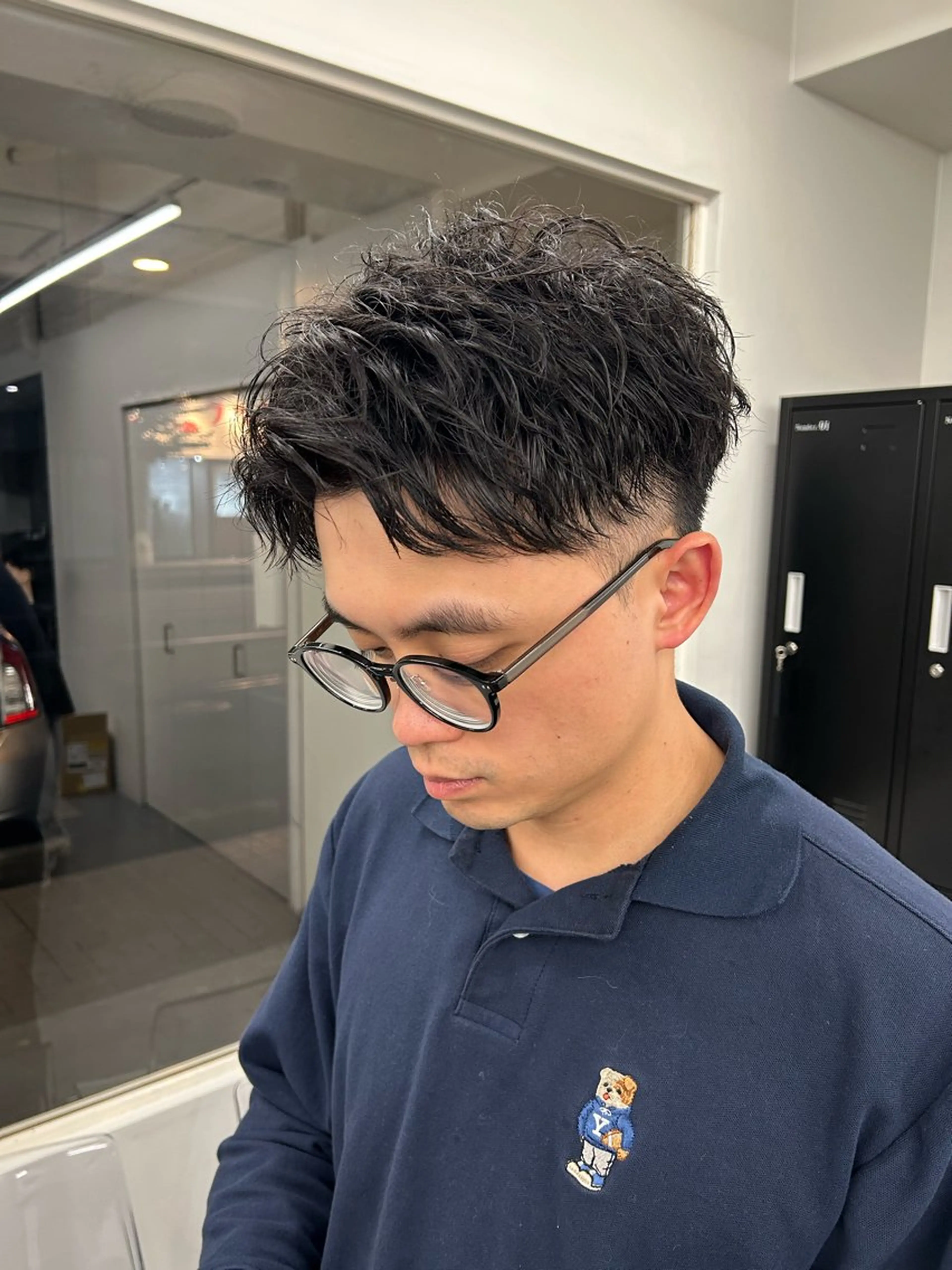 パーマ メンズ 倉内 海哉のヘアスタイル