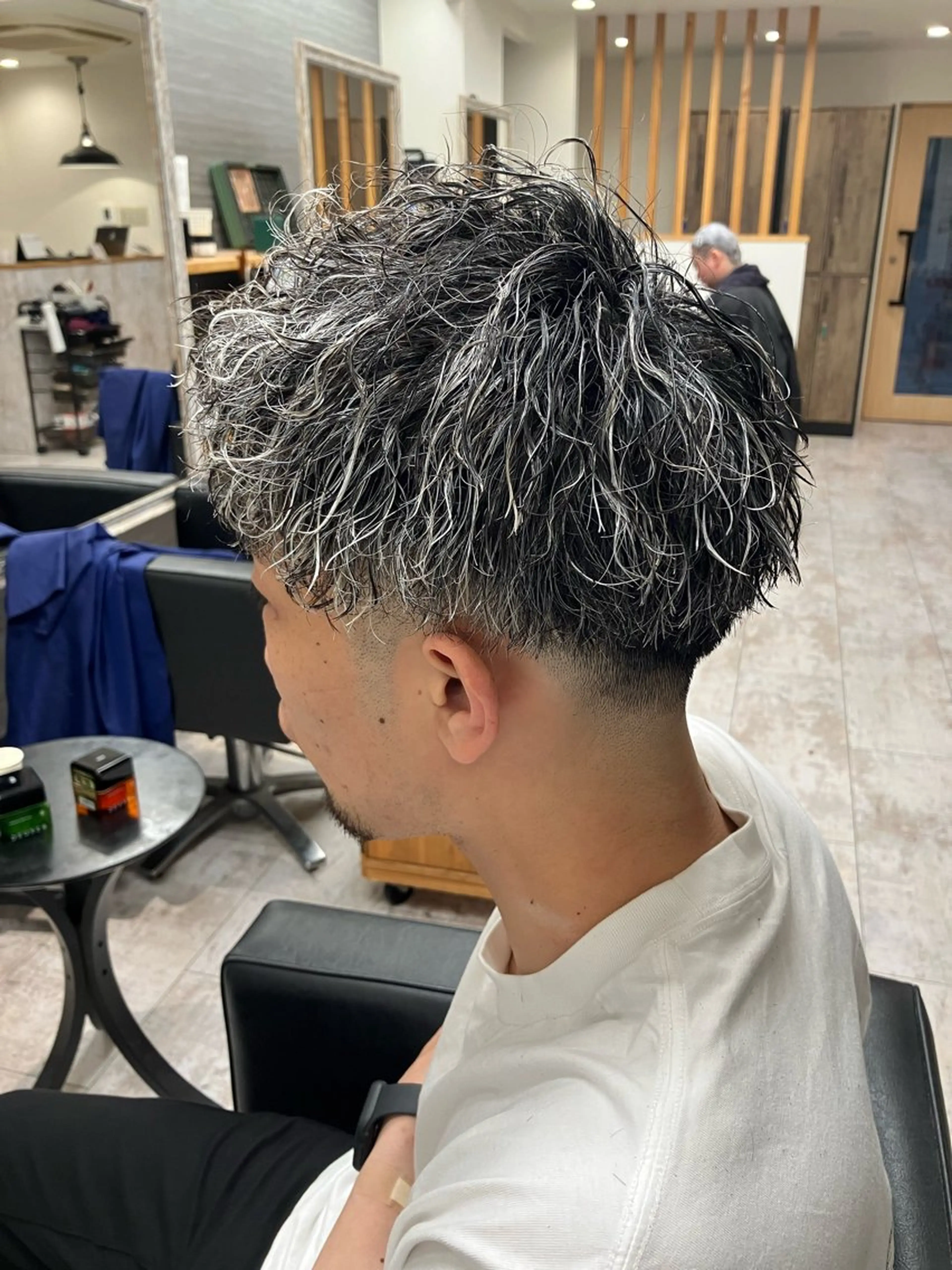 カラー パーマ メンズ カット ヘアカラー パーマ メンズ特化/パーマ/ フェードWATARUのヘアスタイル