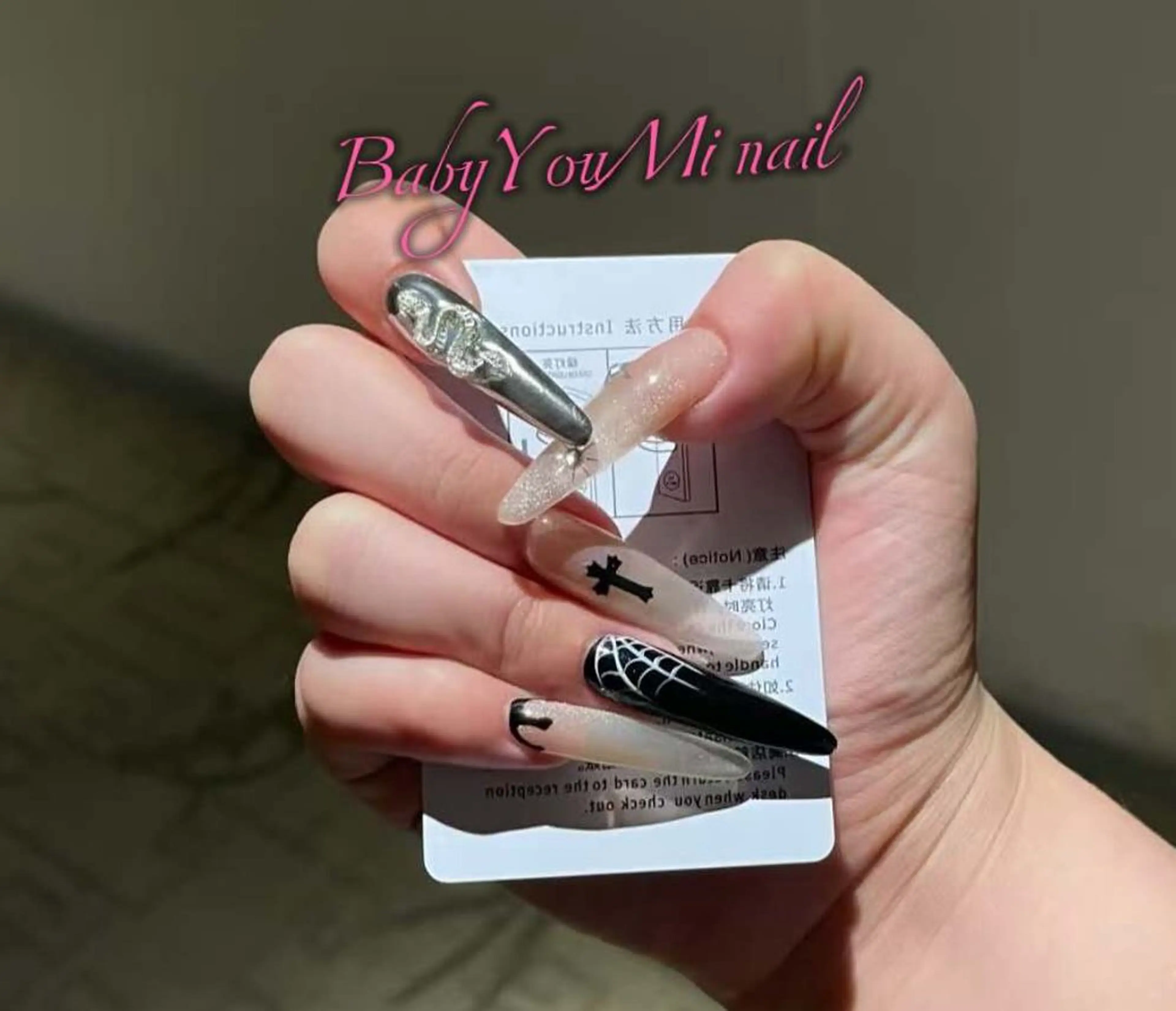 ネイル オーロラネイル フラワーネイル フットネイル フレンチネイル ジェルネイル ハンドネイル BabyYouMi ねねのネイルデザイン