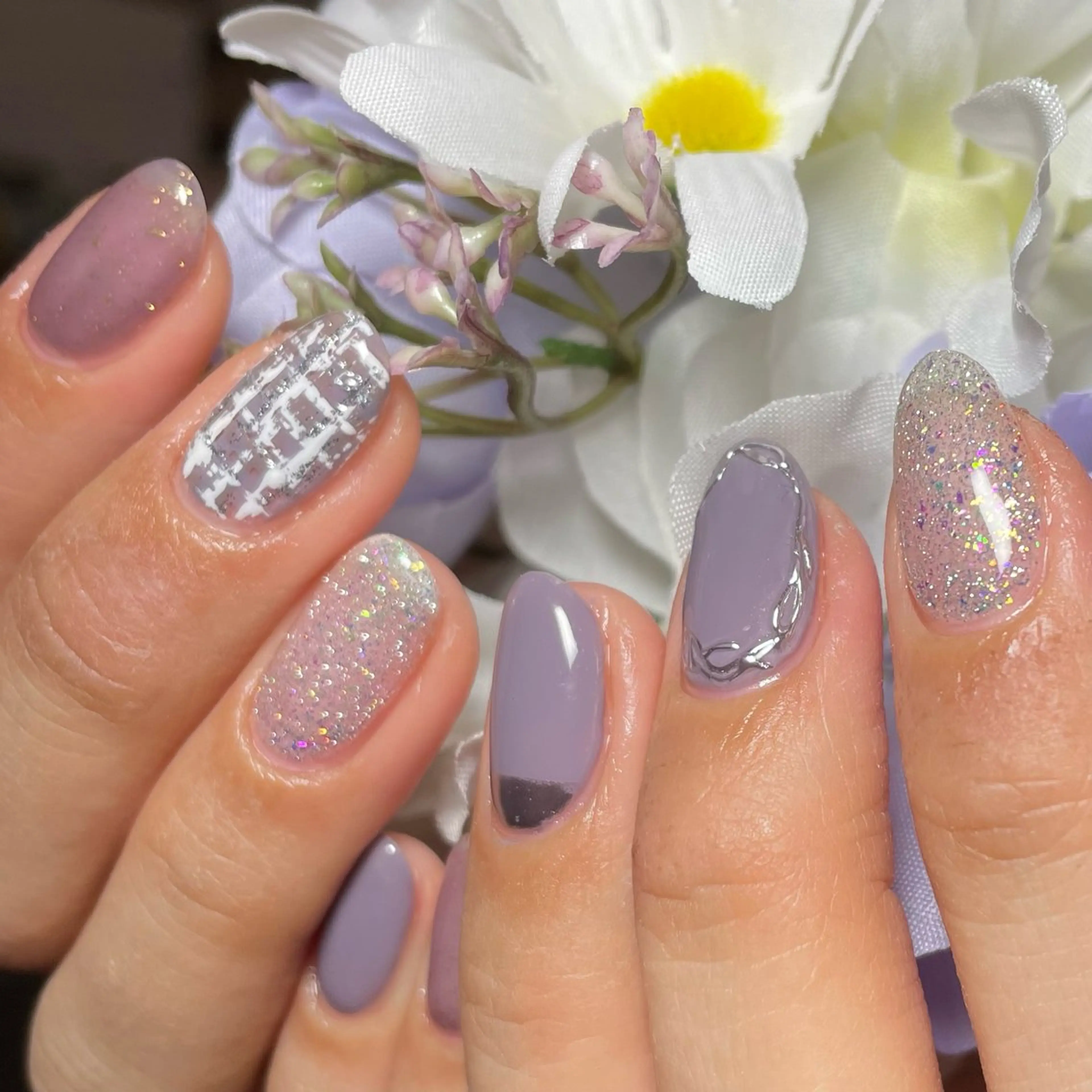 ネイル nail　milky 〜深夜にもネイル〜のネイルデザイン