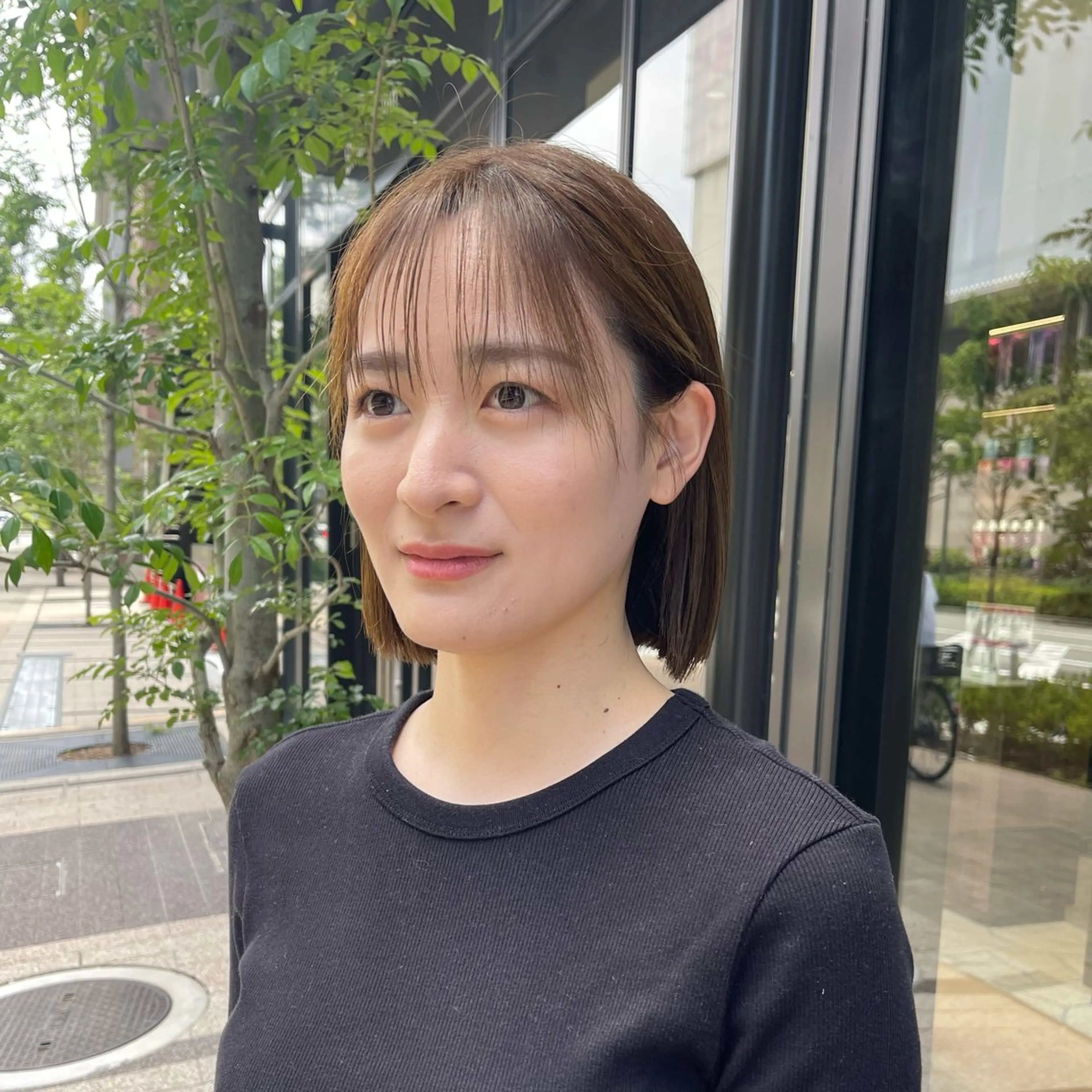 ショート 暖色/ボブ/吉岡美音 GIEN NU茶屋町のヘアスタイル