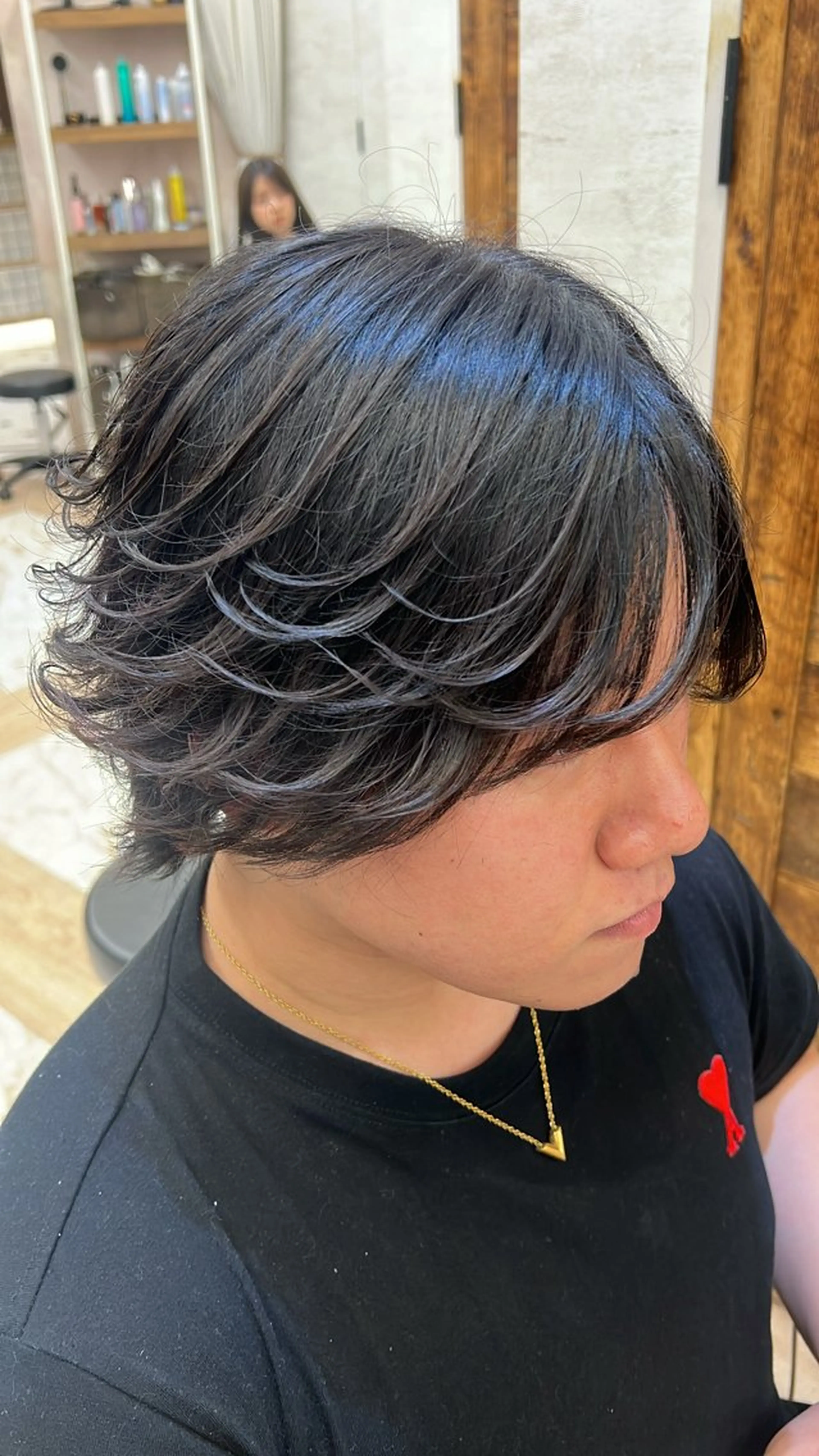 メンズ 縮毛矯正/ブリーチ なしダブルカラー輝希のヘアスタイル