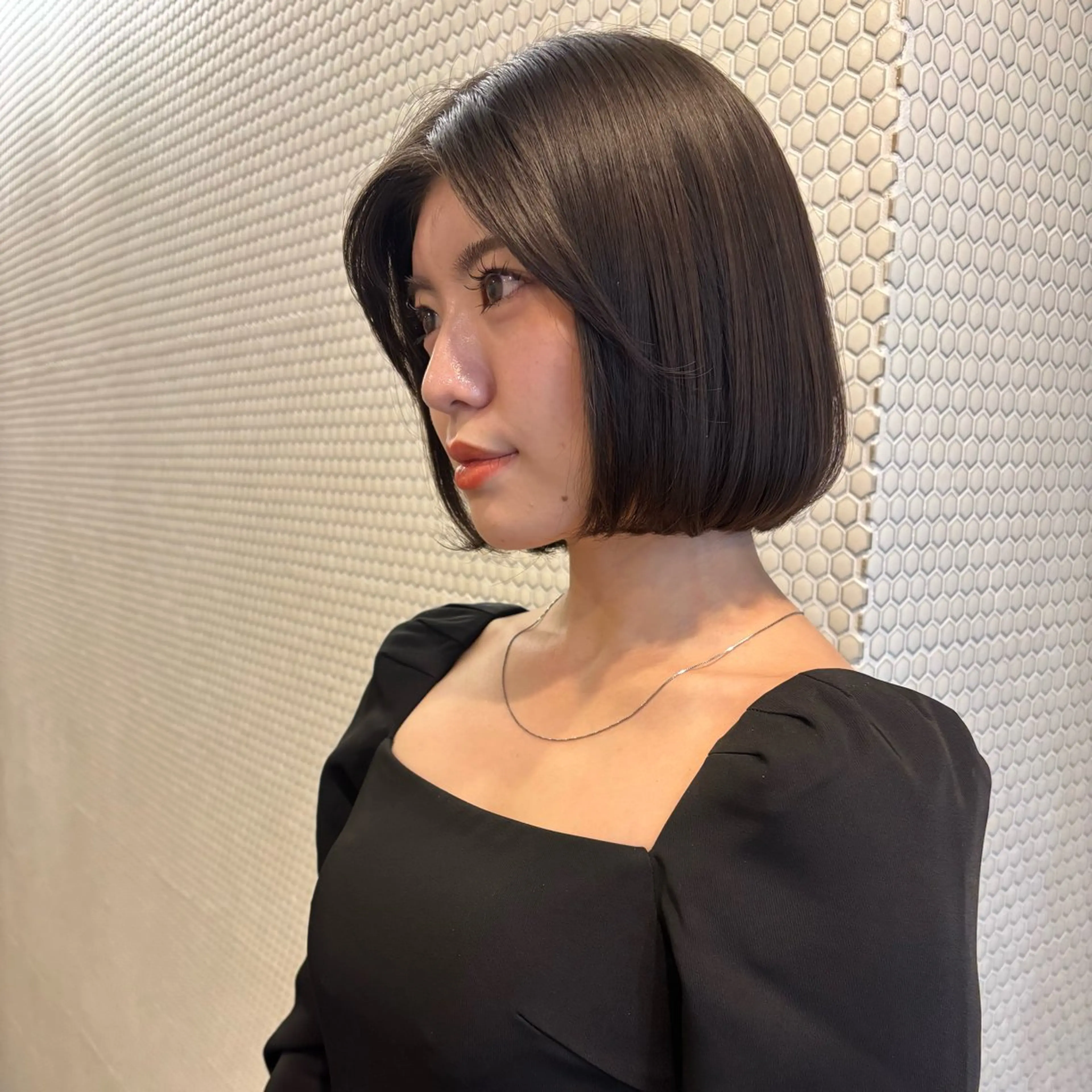 ショート カット ヘアカラー トリートメント 似合わせボブカット/ 髪質改善/細川実知香のヘアスタイル