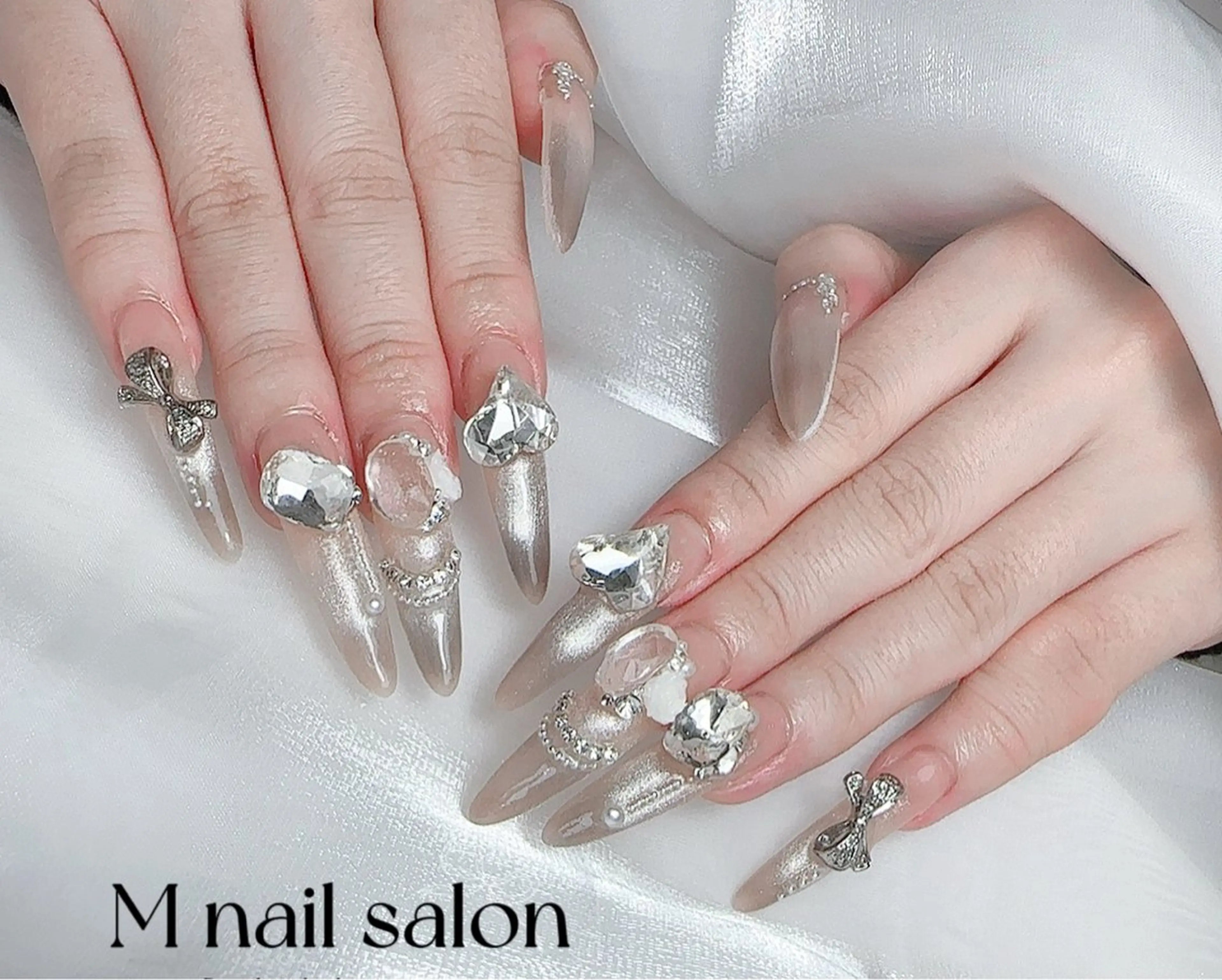 ネイル ハンドネイル M🌷nail 長さだし専門店のネイルデザイン