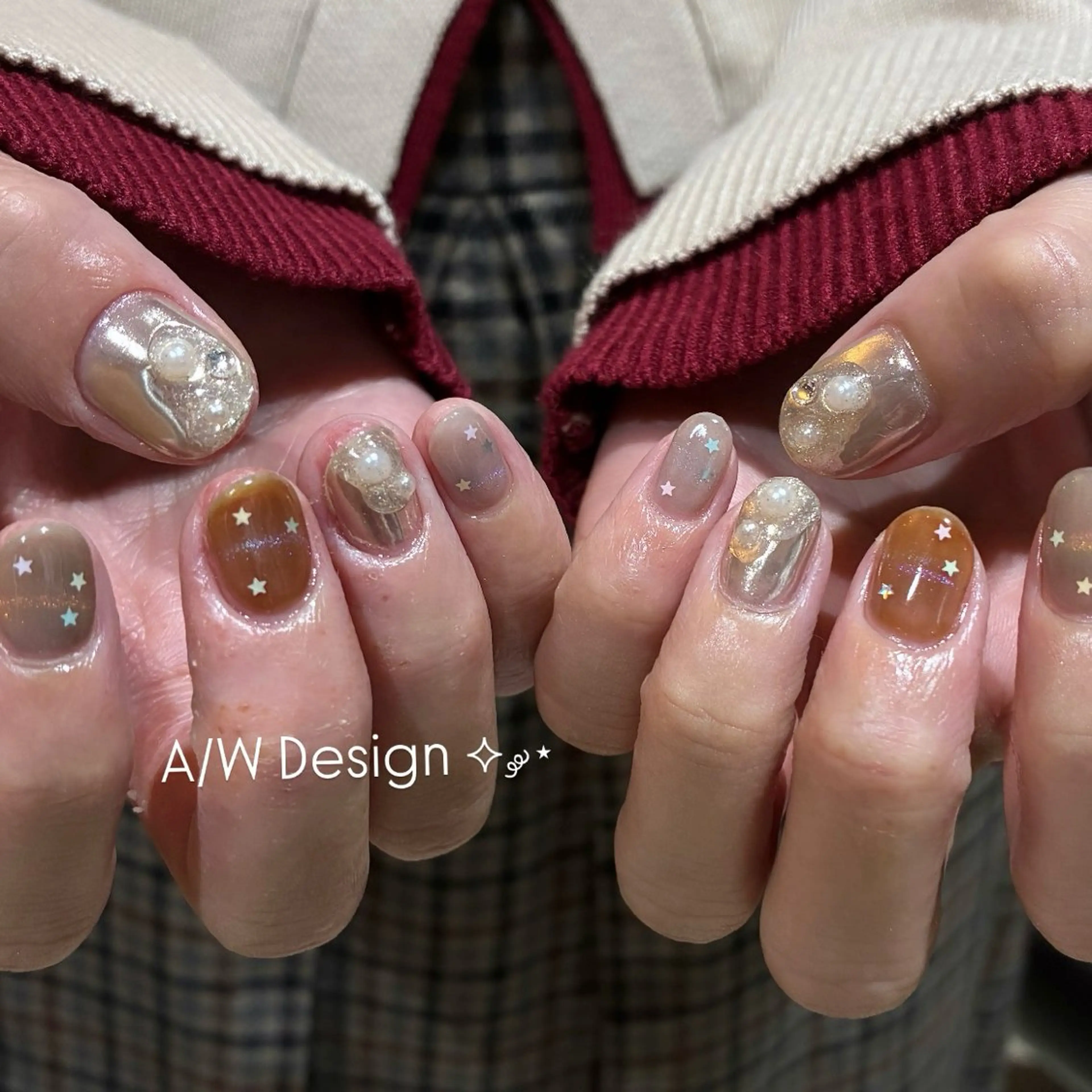 ネイル ハンドネイル ネイルサロン　SLASH所属・Aki ୨୧のネイルデザイン