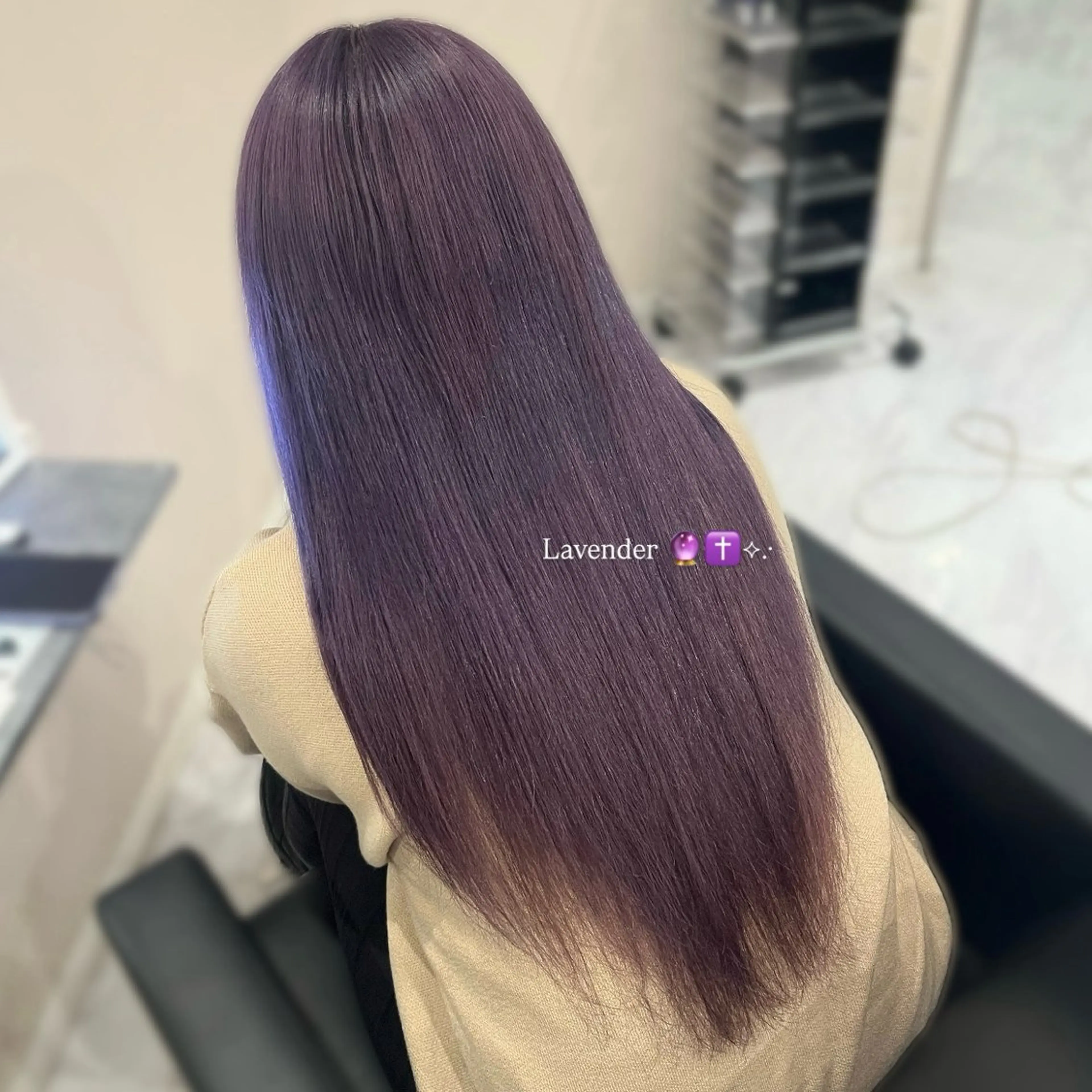 ロング カラー ヘアカラー 透明感カラー🪼🩵 𝐑𝐢𝐧のヘアスタイル