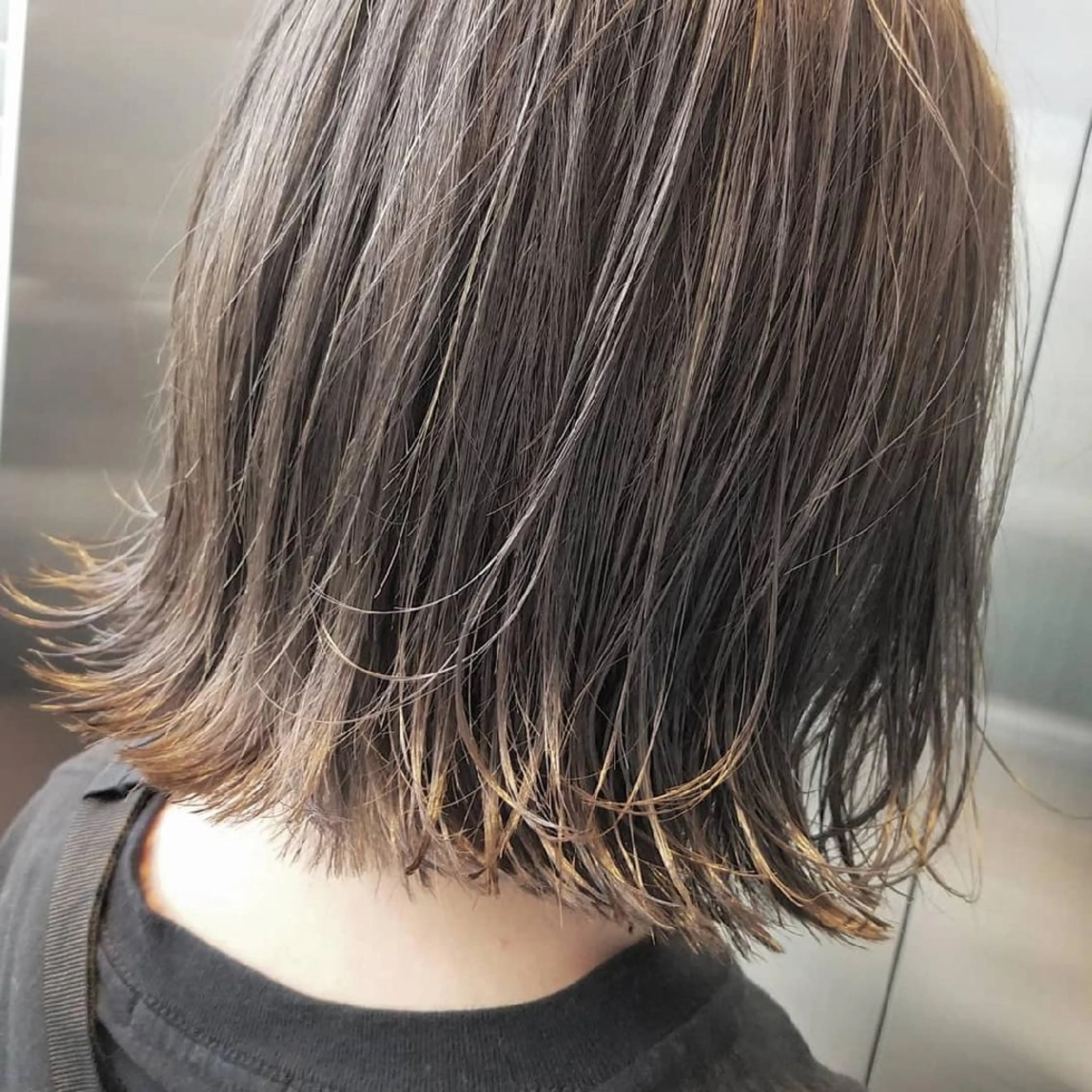 ショート カラー パーマ ヘアアレンジ ネイル マツエク・マツパ ハイライトカラー ハイライト iplus✴ まつげ、眉毛、耳つぼのマツエク・マツパデザイン