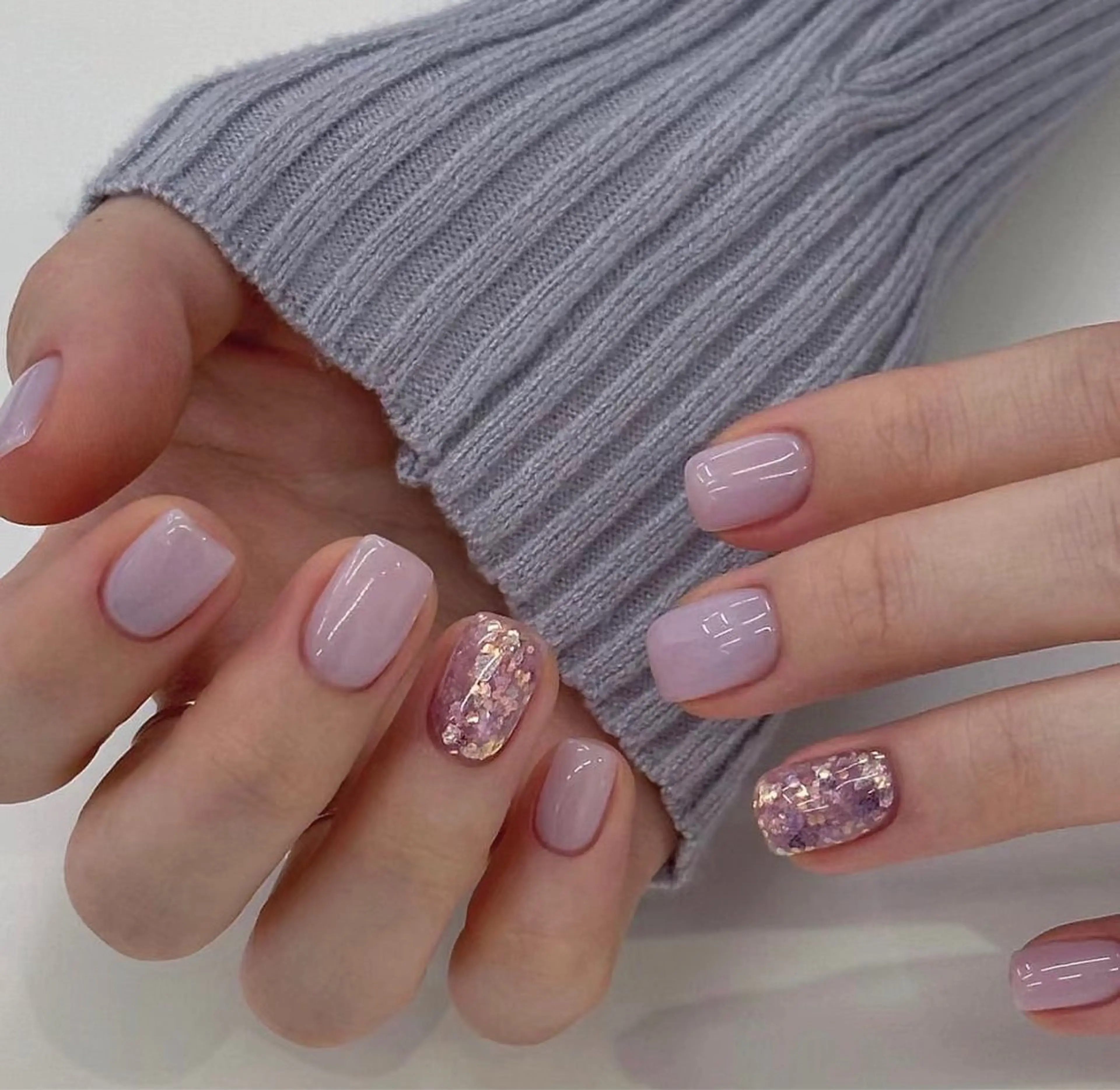 ミディアム 💜MIYA nail川崎店のネイルデザイン