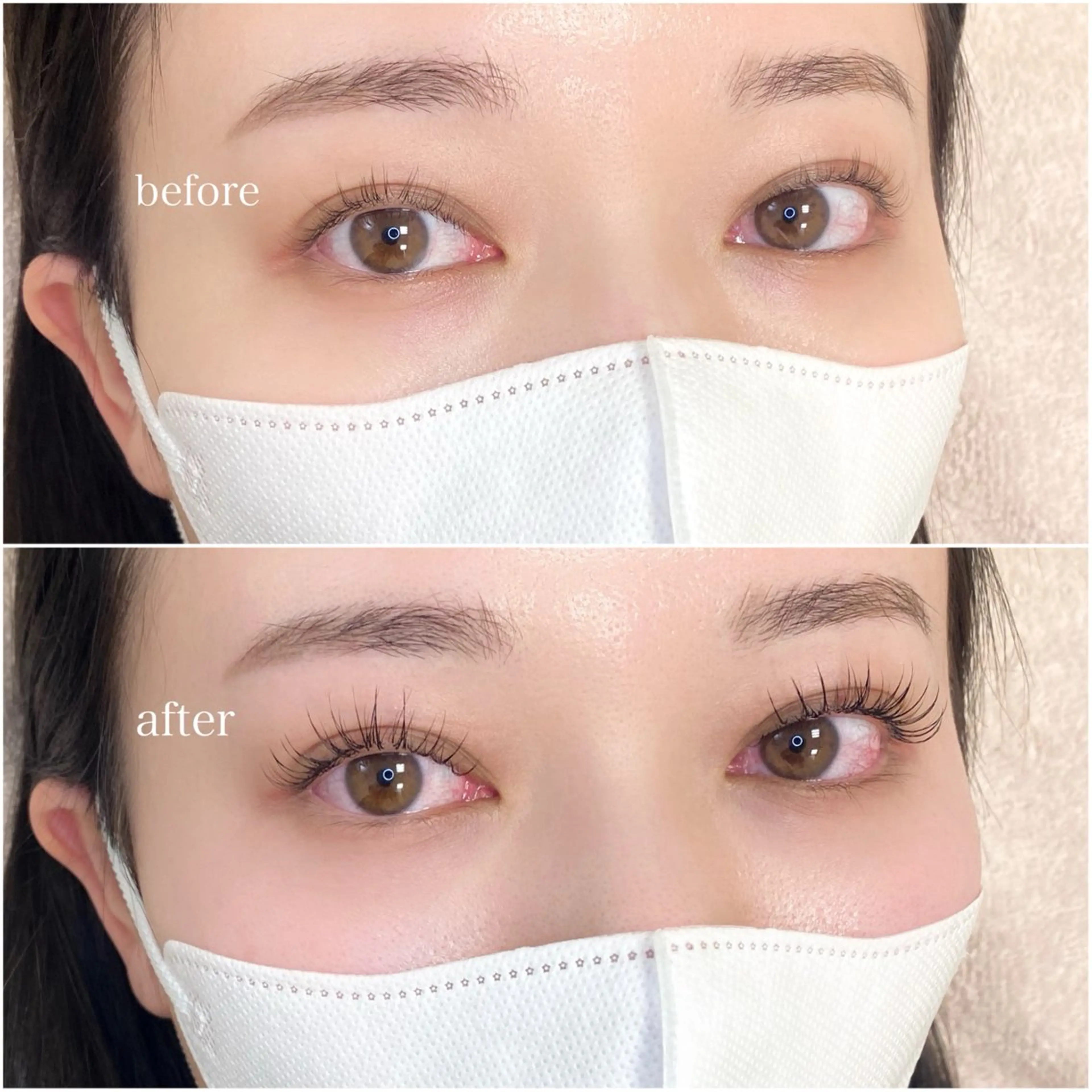 マツエク・マツパ 束感まつ毛 韓国風マツエク ナチュラル パリジェンヌラッシュリフト まつげパーマ マツパ viviAiles ♡⃛ Ruiのマツエク・マツパデザイン