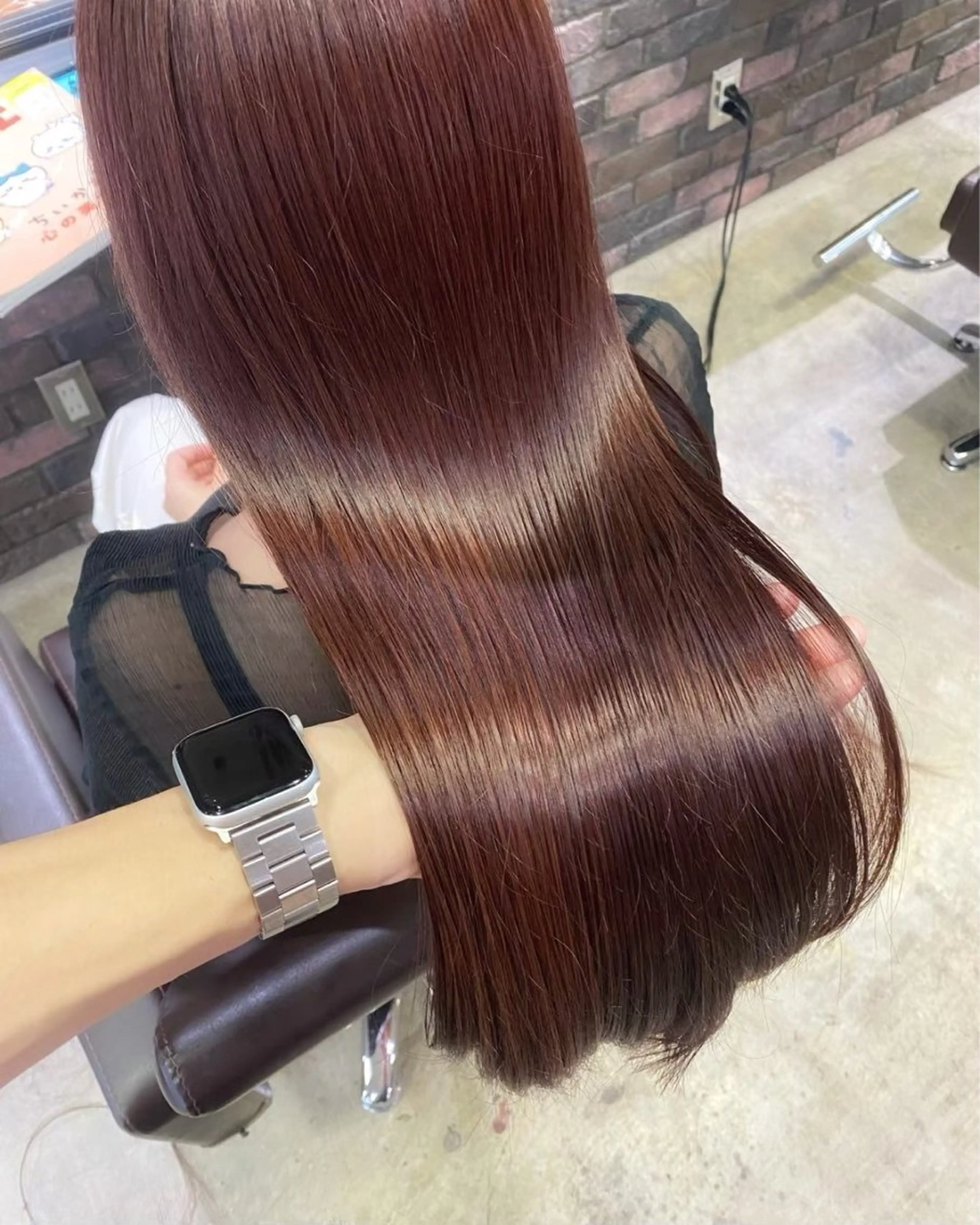 ロング カラー ヘアカラー トリートメント 🌱髪質改善×艶髪 🌱【天神美容室】のヘアスタイル