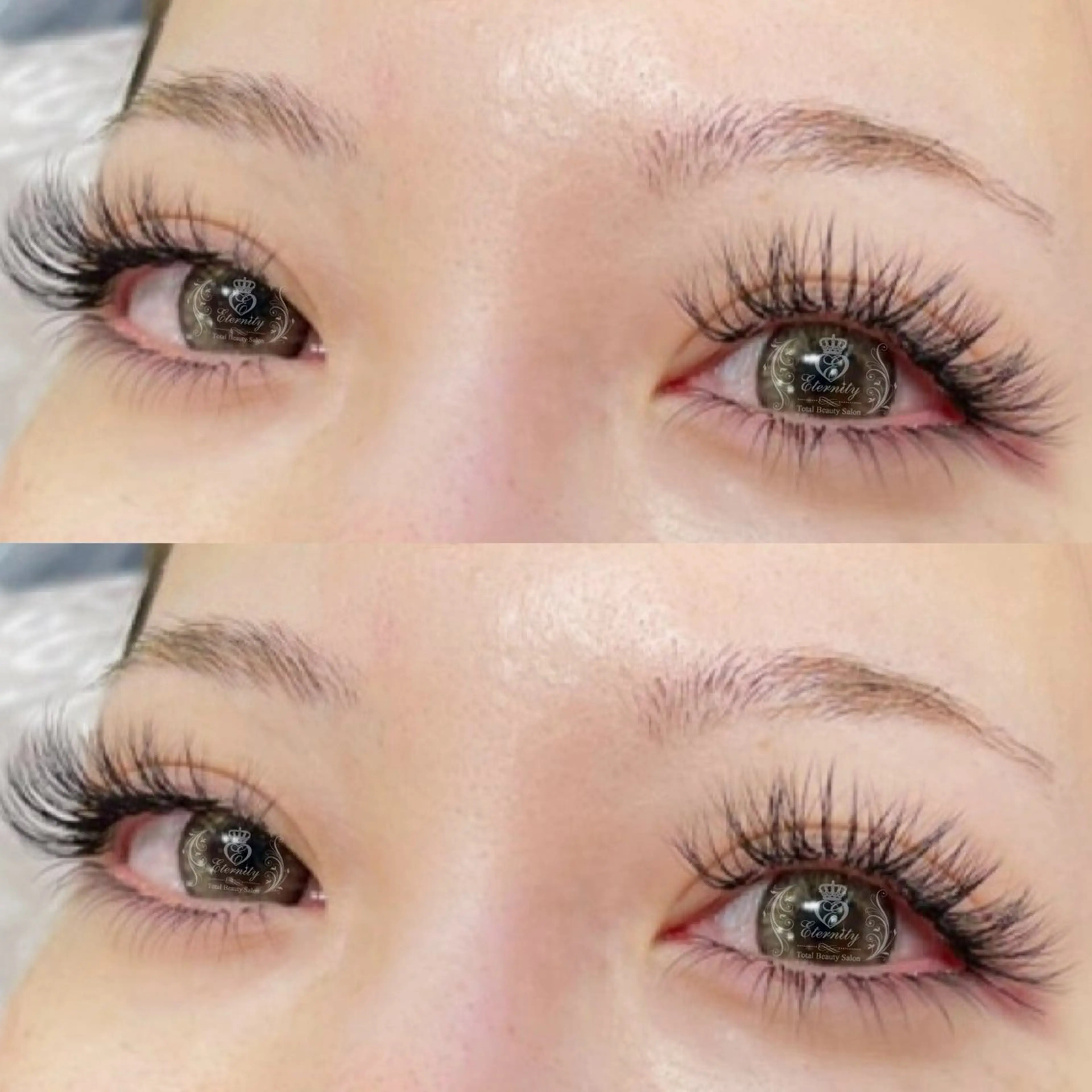 マツエク・マツパ バインドロック Dカール フラットラッシュ ゴージャス 下まつげエクステ マツエク エタニティトータルビューティーサロン所属・場谷 侑菜のマツエク・マツパデザイン