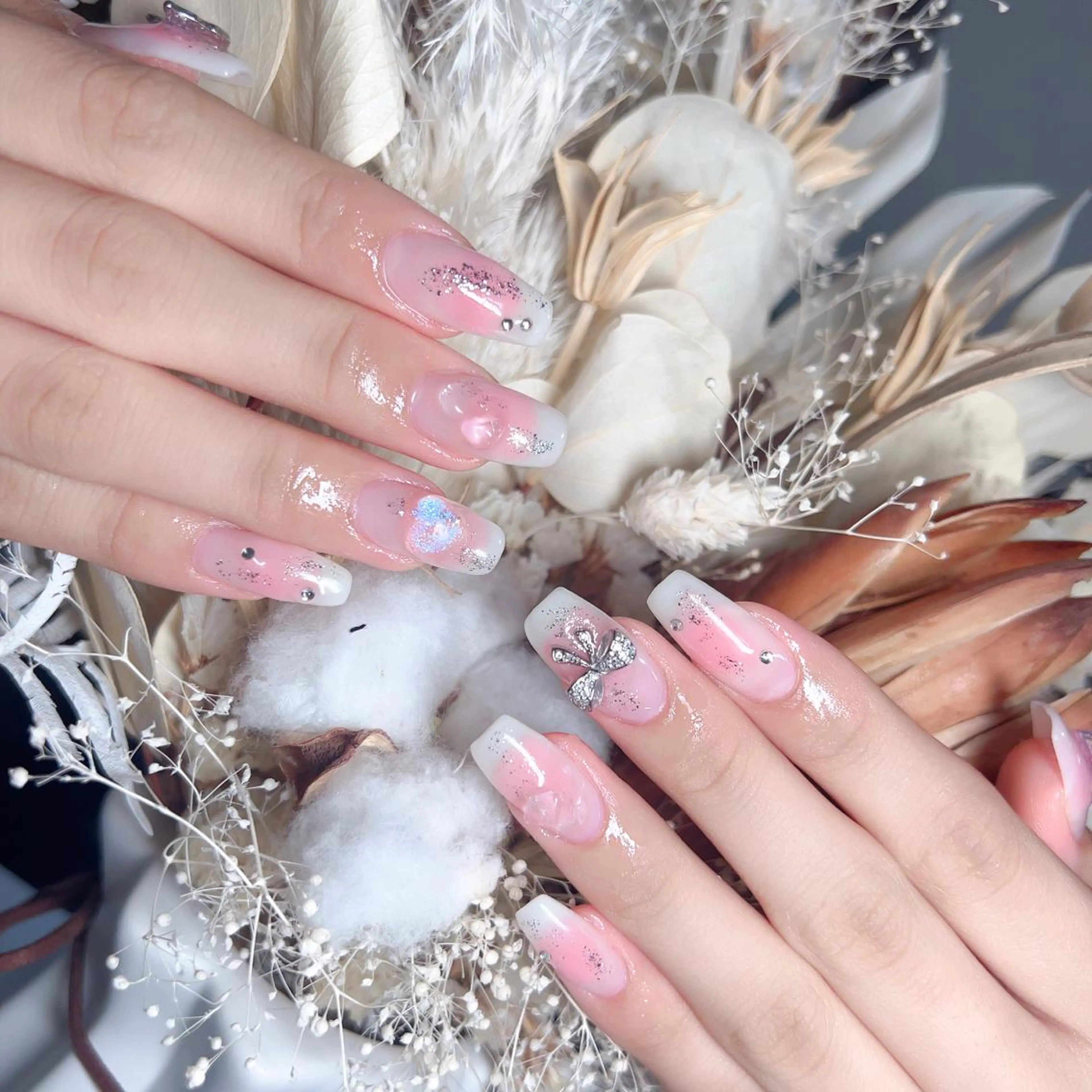 ネイル M🌷nail 長さだし専門店のネイルデザイン