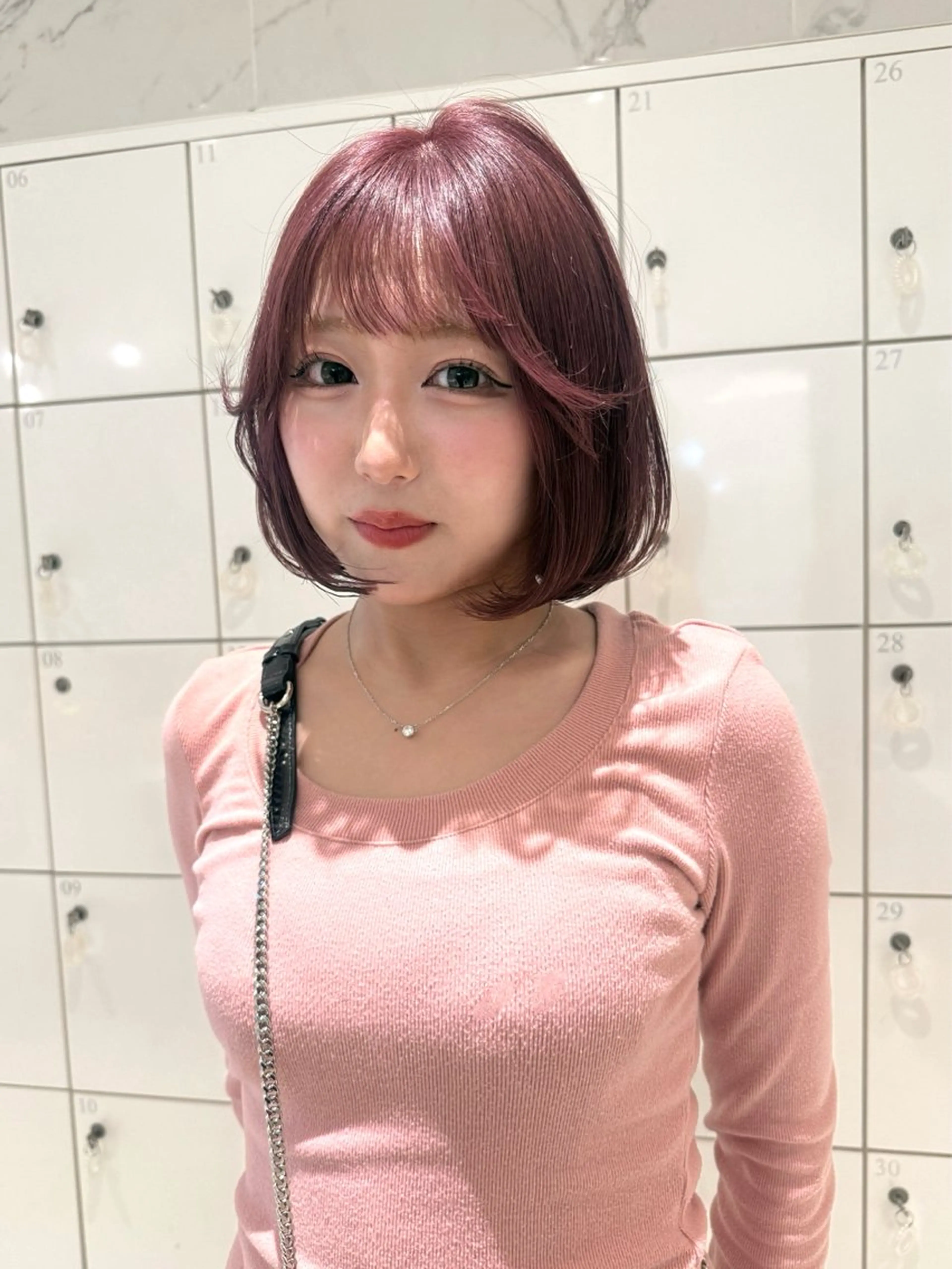 ショート カラー ブルーカラー ピンクカラー イエローカラー ボブ ヘアカラー トリートメント 峯本 つばめのヘアスタイル