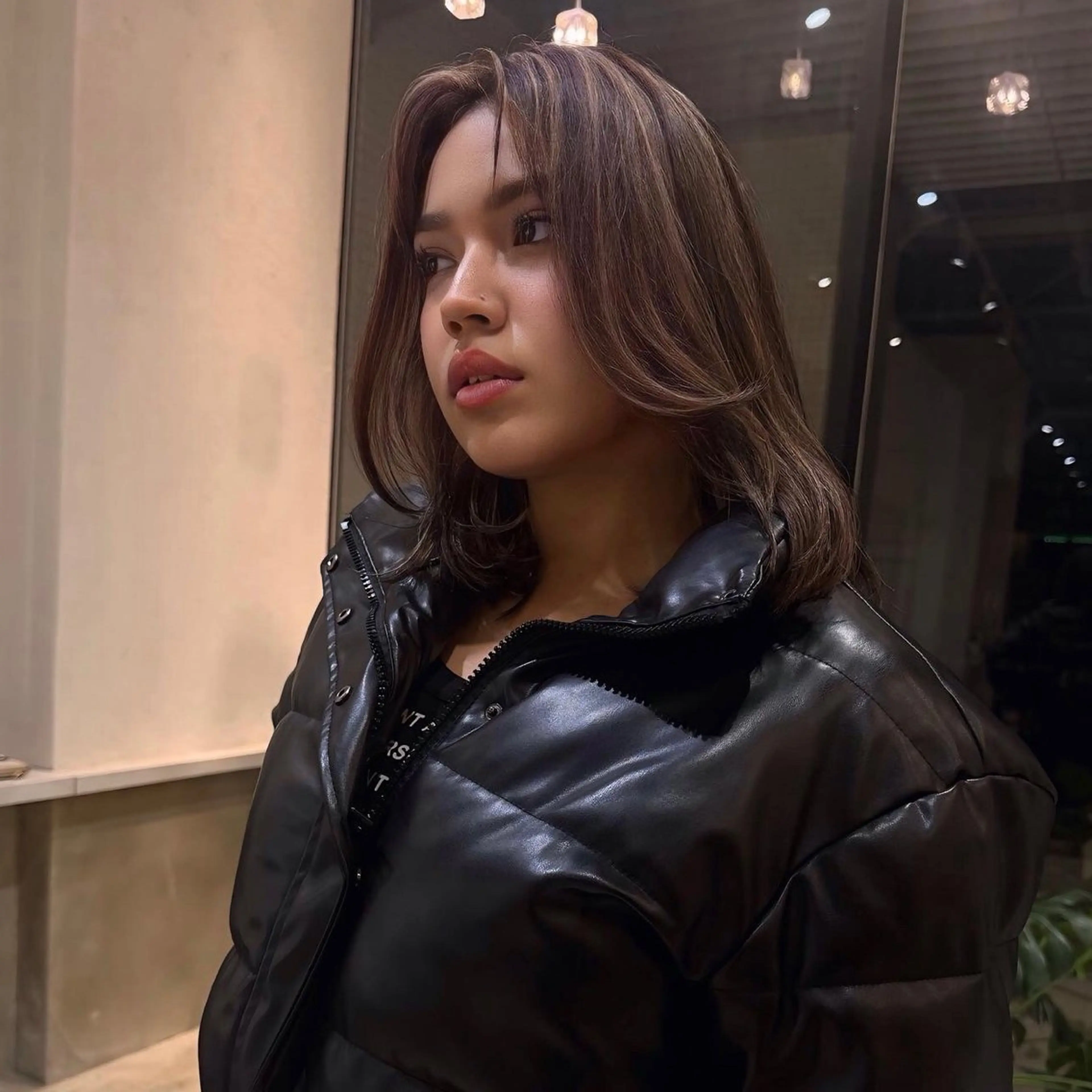 セミロング ハイライト トリートメント カット ヘアカラー トリートメント 【海外風カラー】 DEAN/YUYAのヘアスタイル