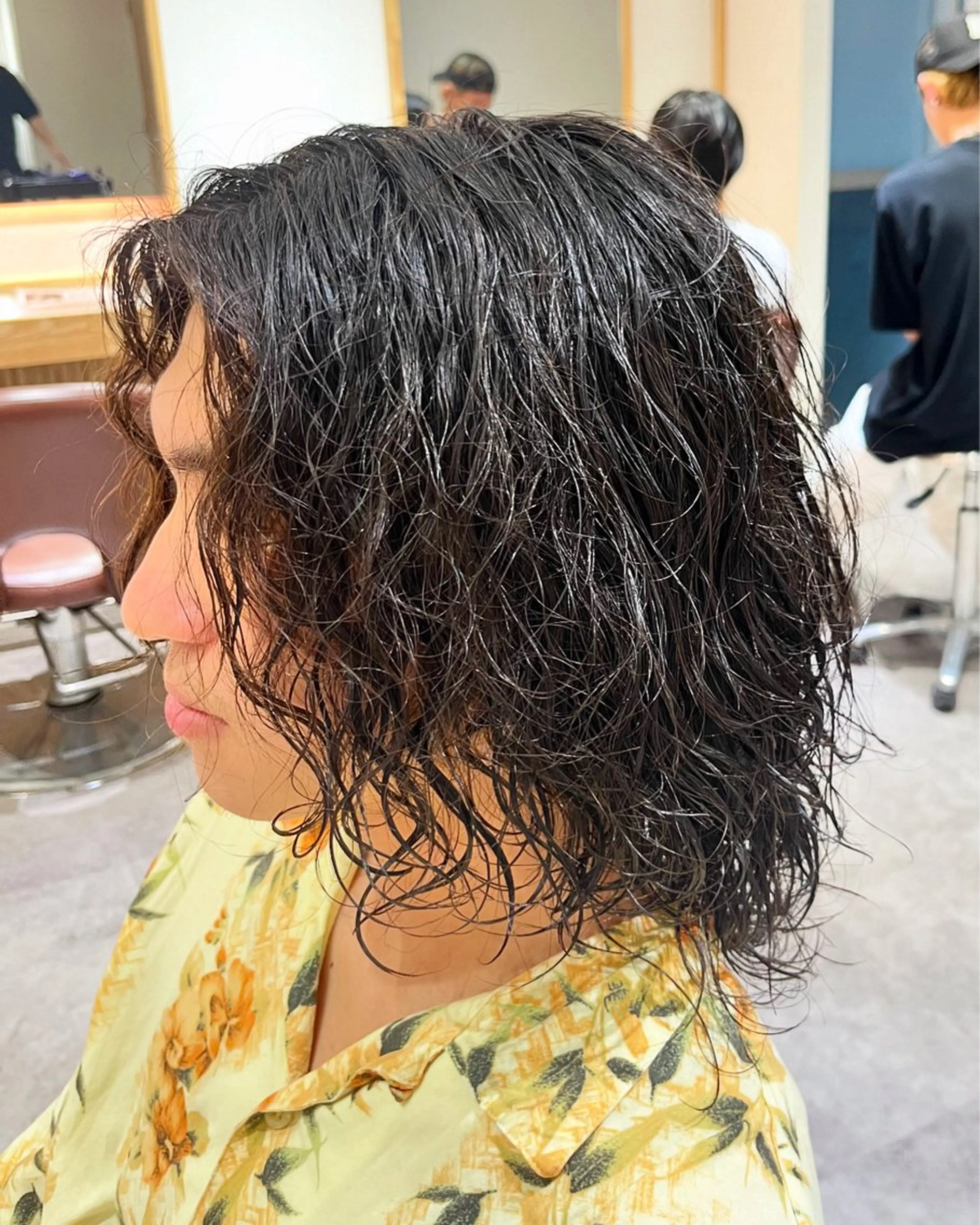 ミディアム パーマ メンズ 雪音/美髪縮毛矯正 /ニュアンスパーマのヘアスタイル