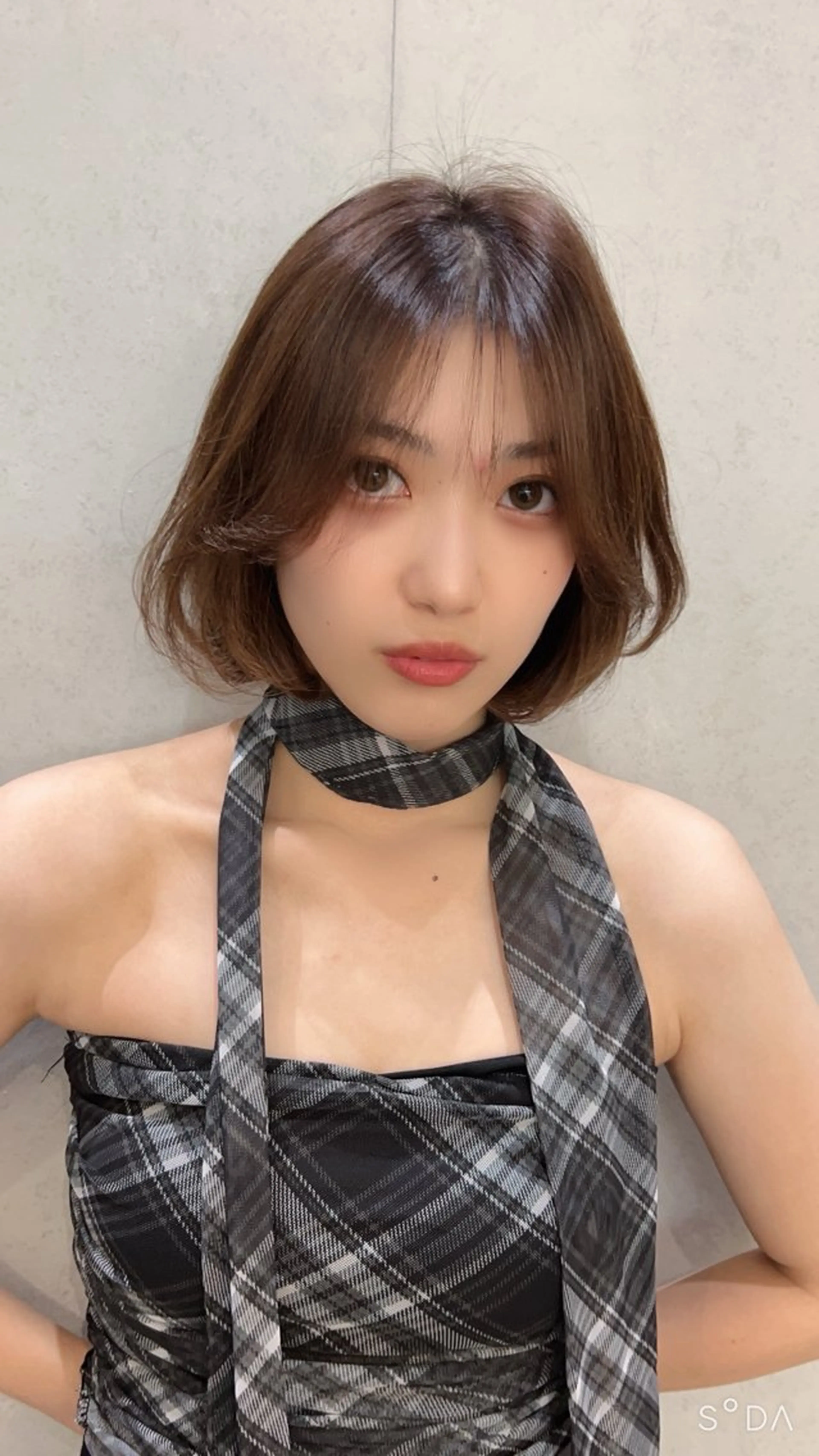 ショート カット ヘアカラー トリートメント Shousui Mutsumiのヘアスタイル