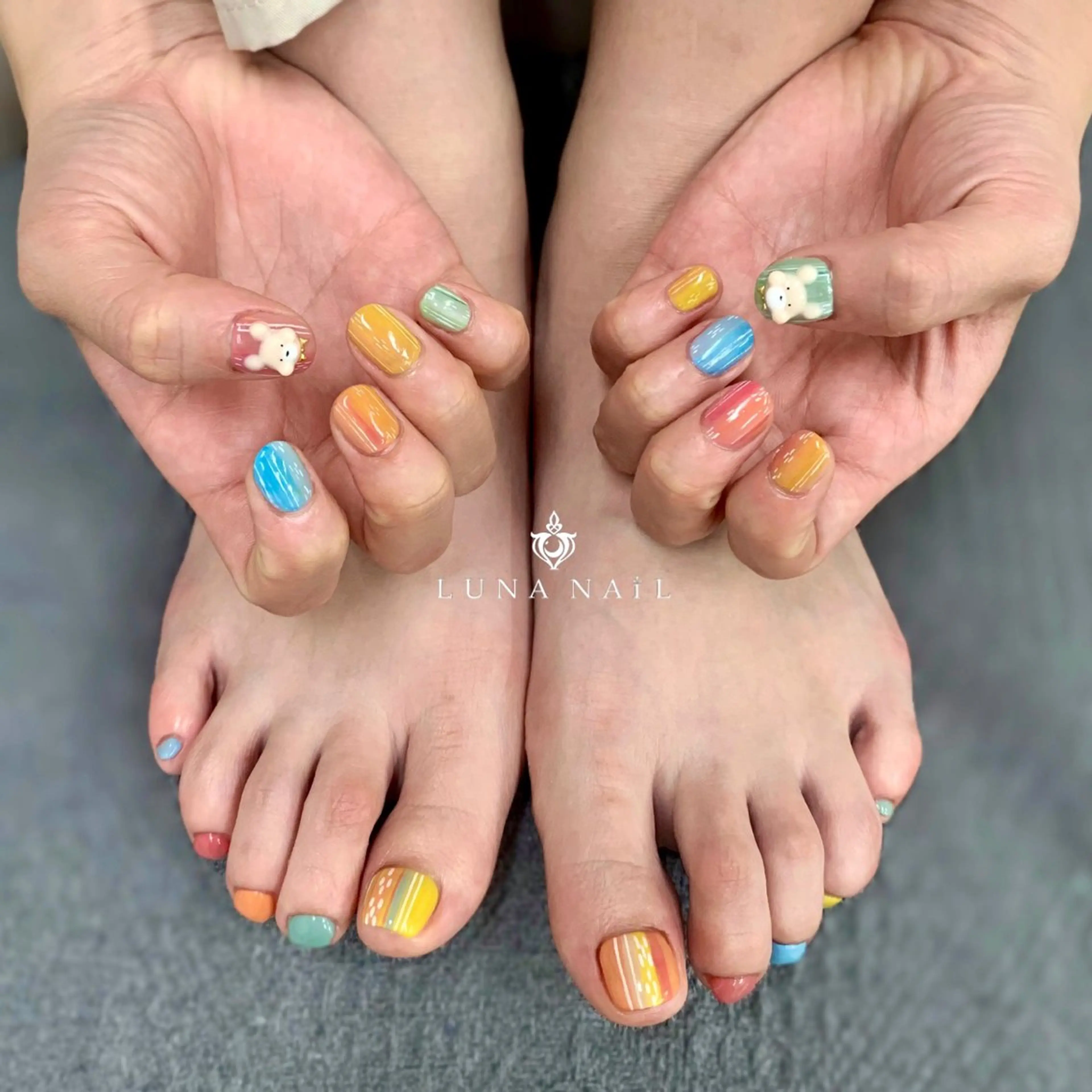 ネイル アートネイル フットネイル アトリエ　ミモザ所属・いまむら あかりのネイルデザイン