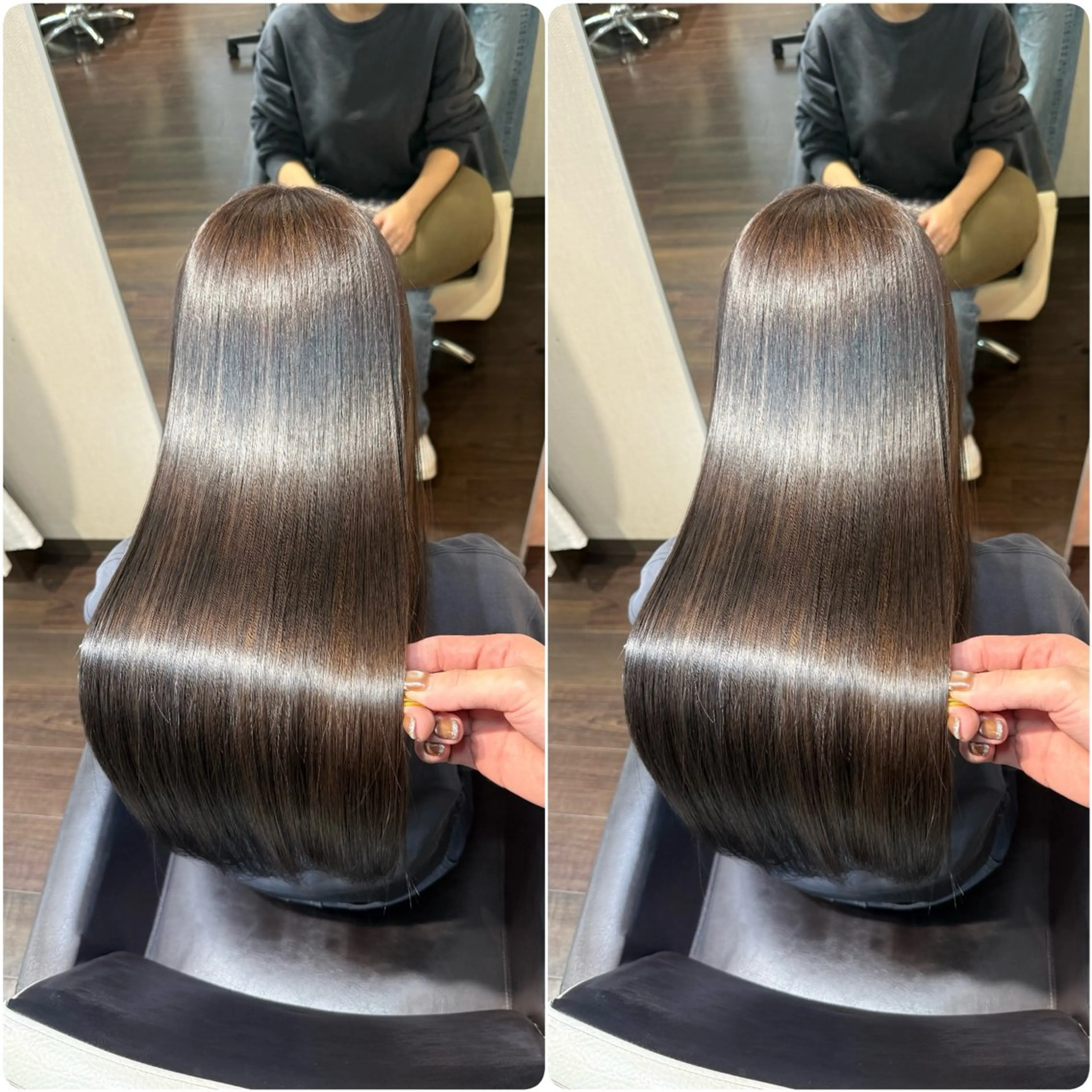 ロング カラー カット 縮毛矯正 トリートメント 🌸ULTOWA🌸 髪質改善/縮毛/店長のヘアスタイル