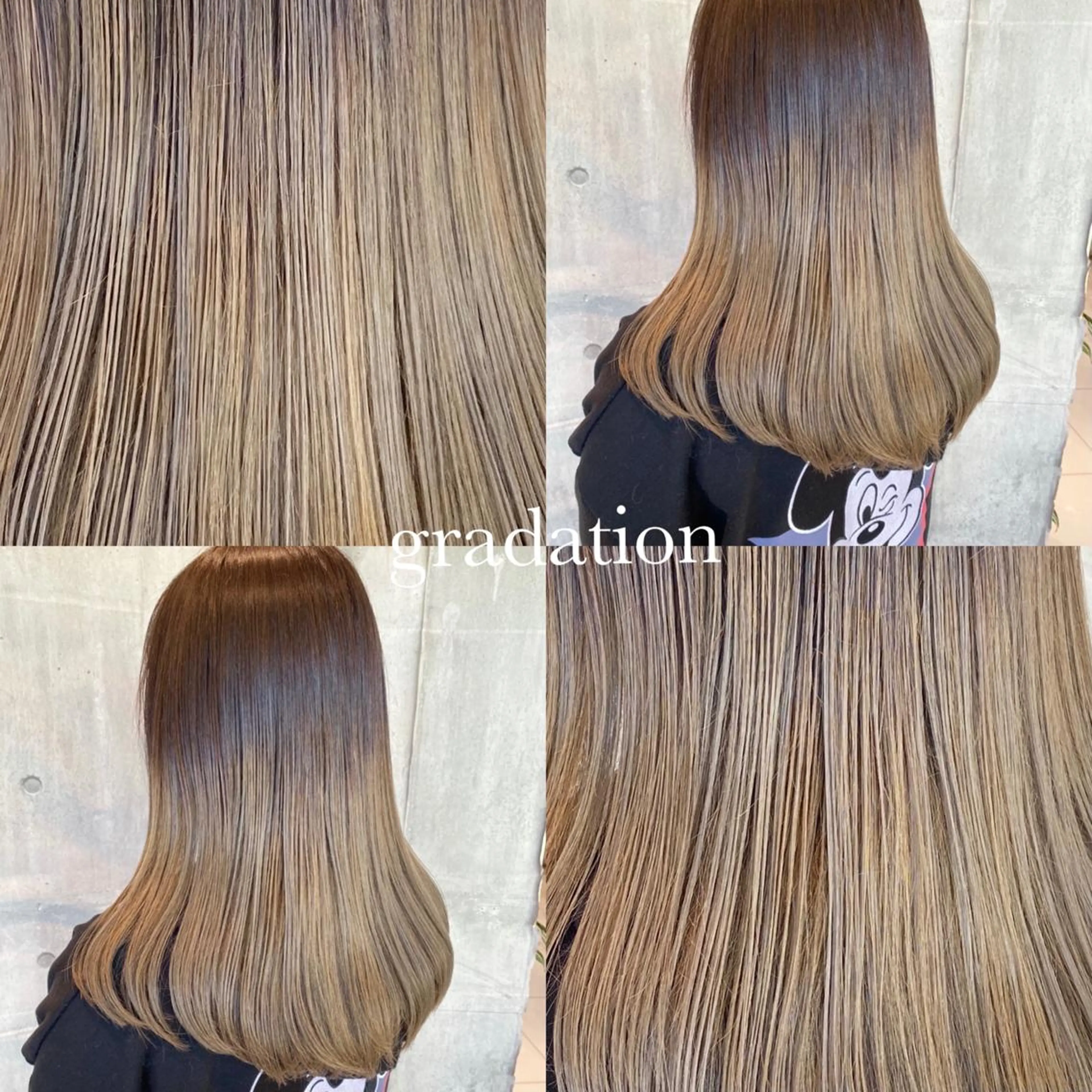 セミロング カラー HOLON池袋所属・ウルフカット ハッシュカット/七海のヘアスタイル