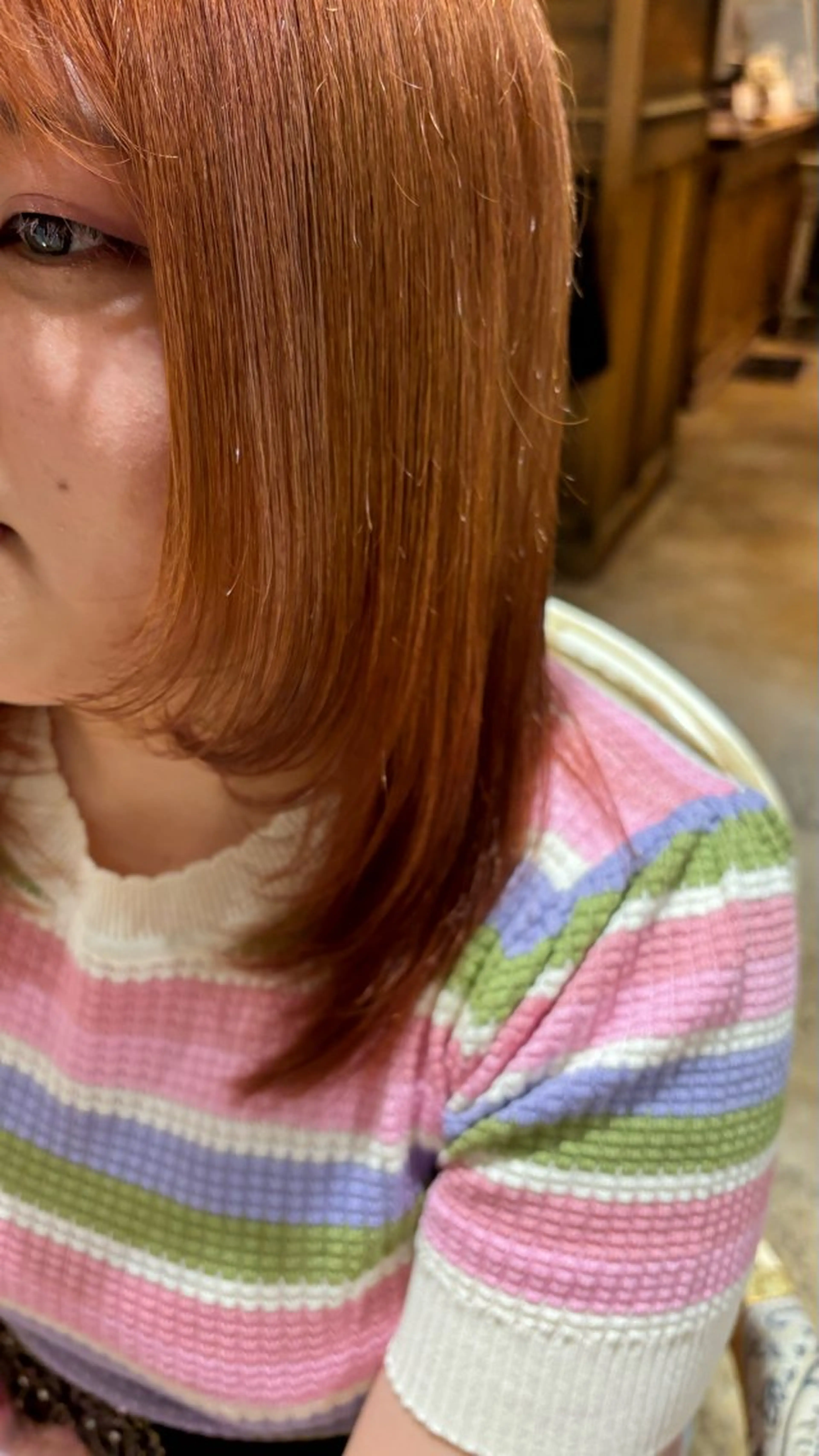 ミディアム レイヤーカット Milial所属・松下 穂乃香のヘアスタイル