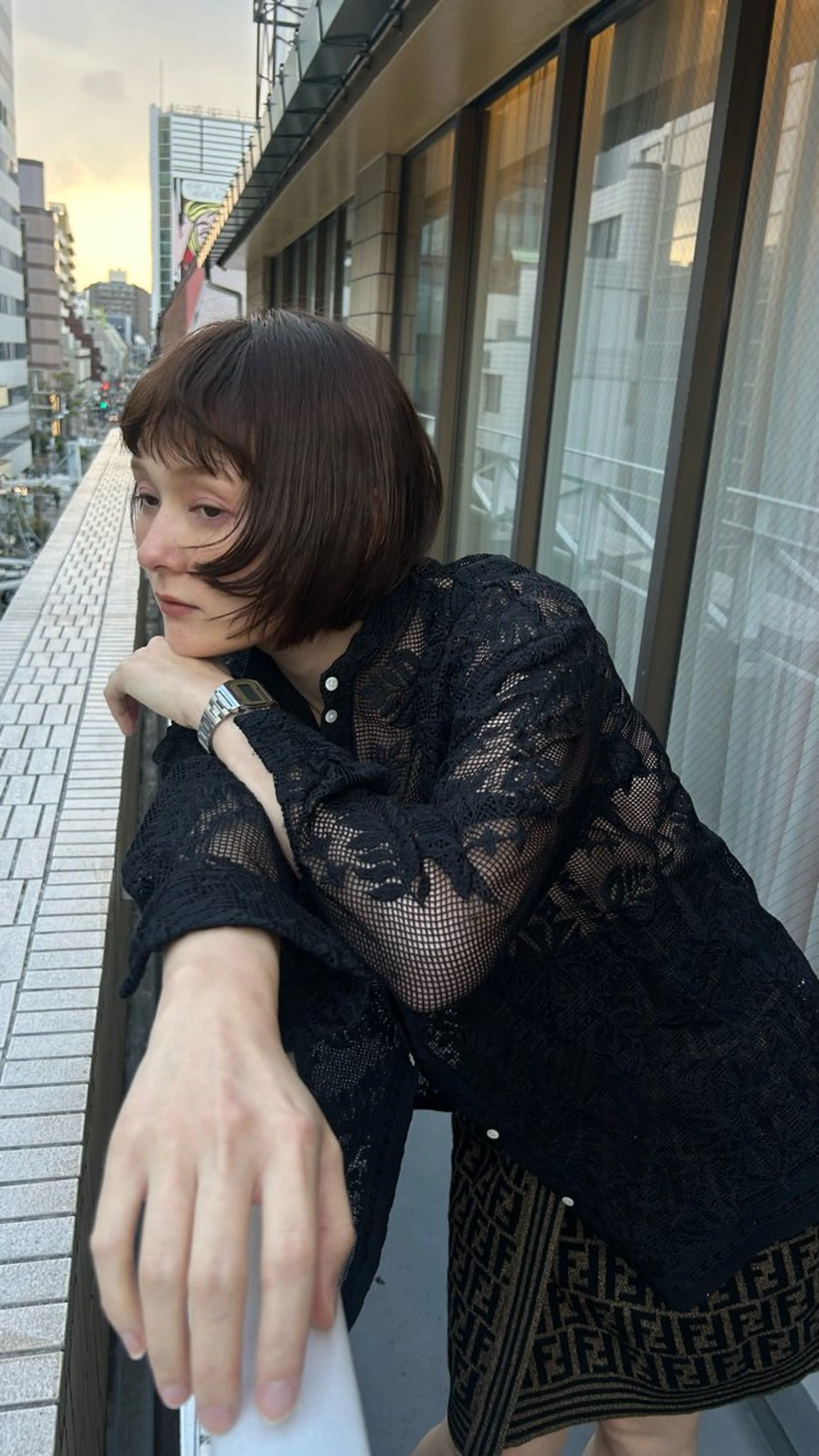 ショート カラー カット ヘアカラー トリートメント ショート/ボブ/ 心斎橋/宮脇美奈のヘアスタイル