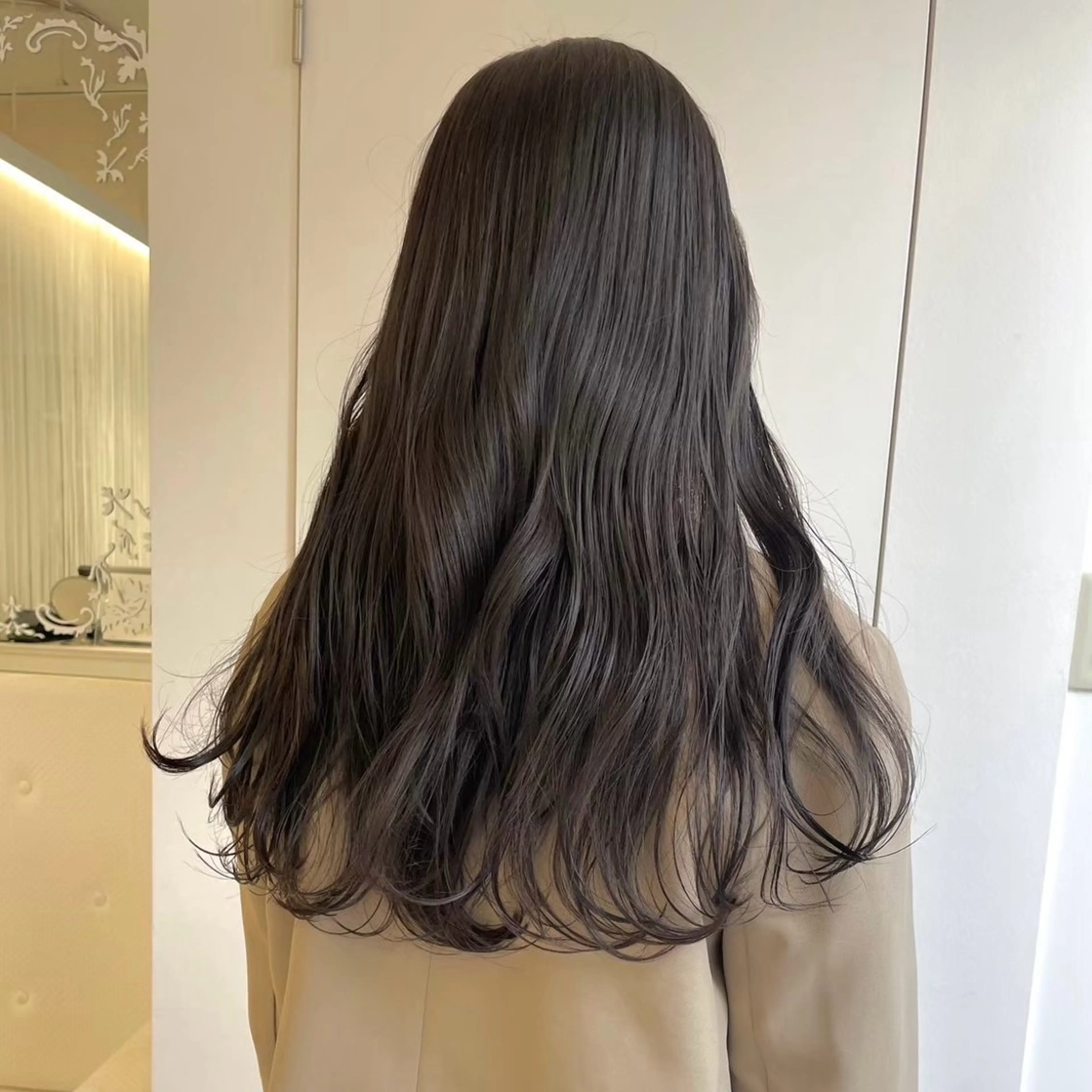 ロング カラー ParveMix 🩶🫧入江 香名のヘアスタイル