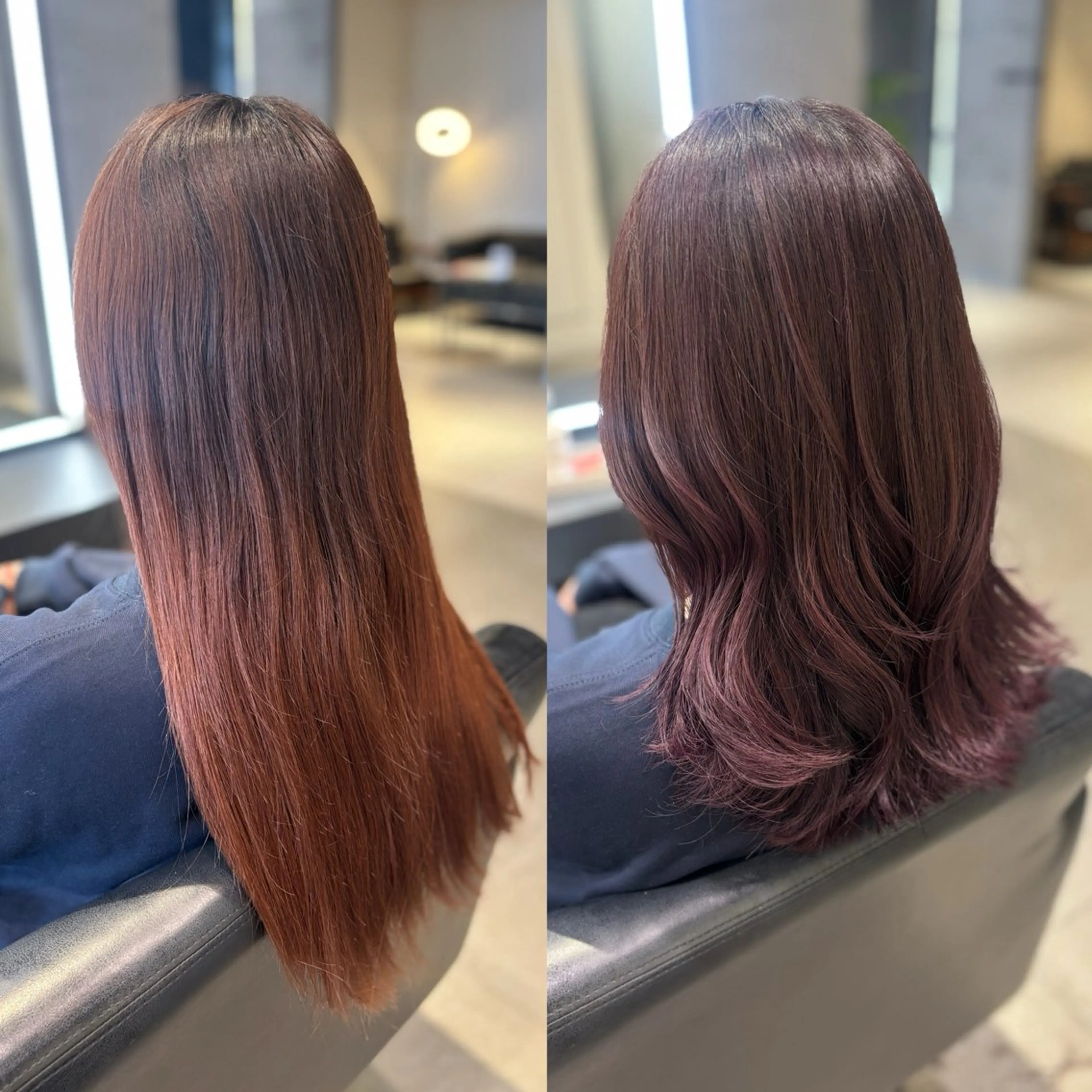 ミディアム ヘアカラー トリートメント RABU /髪質改善 伏見/ヘアケアサロンのヘアスタイル