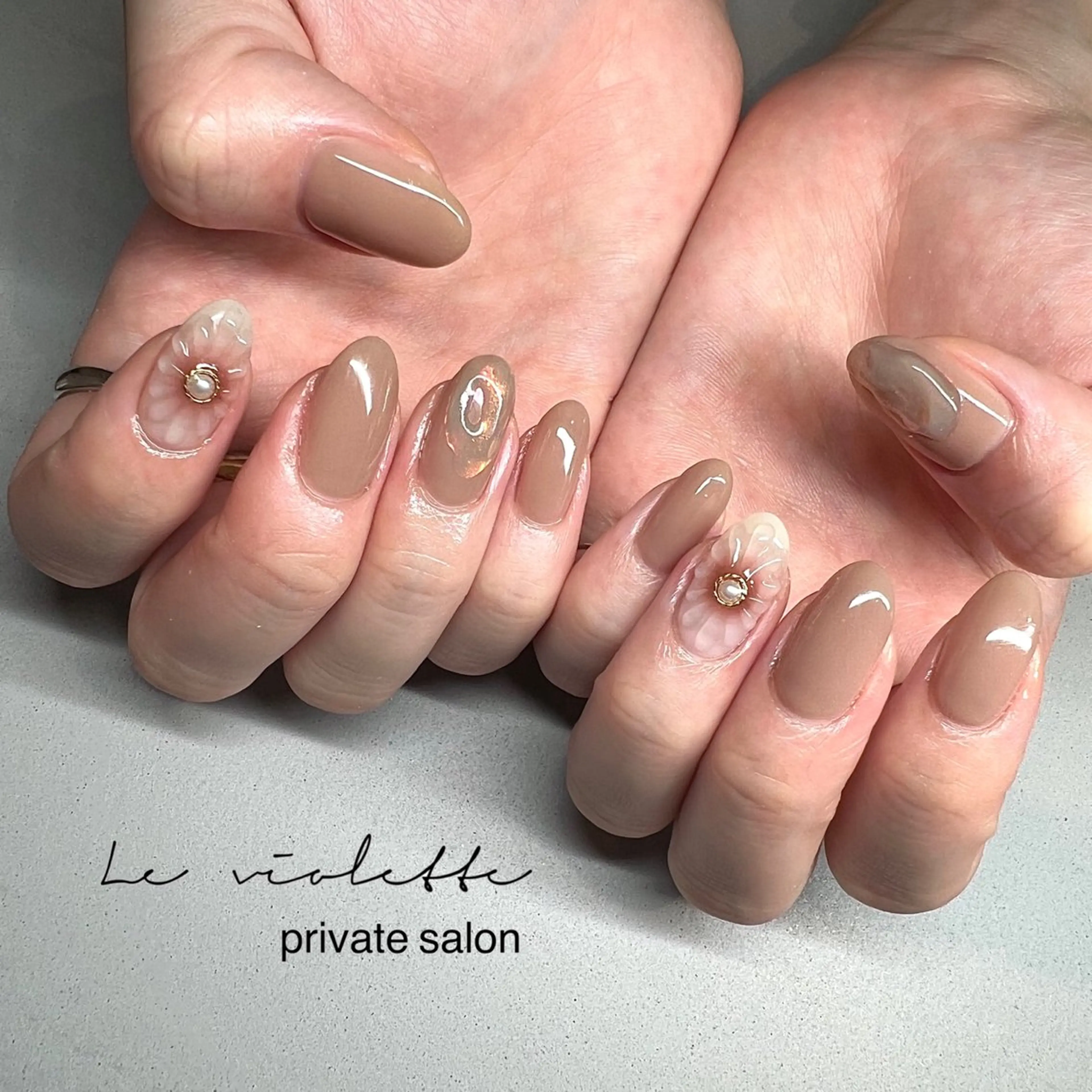 ネイル ハンドネイル le violette所属・le violetteのネイルデザイン