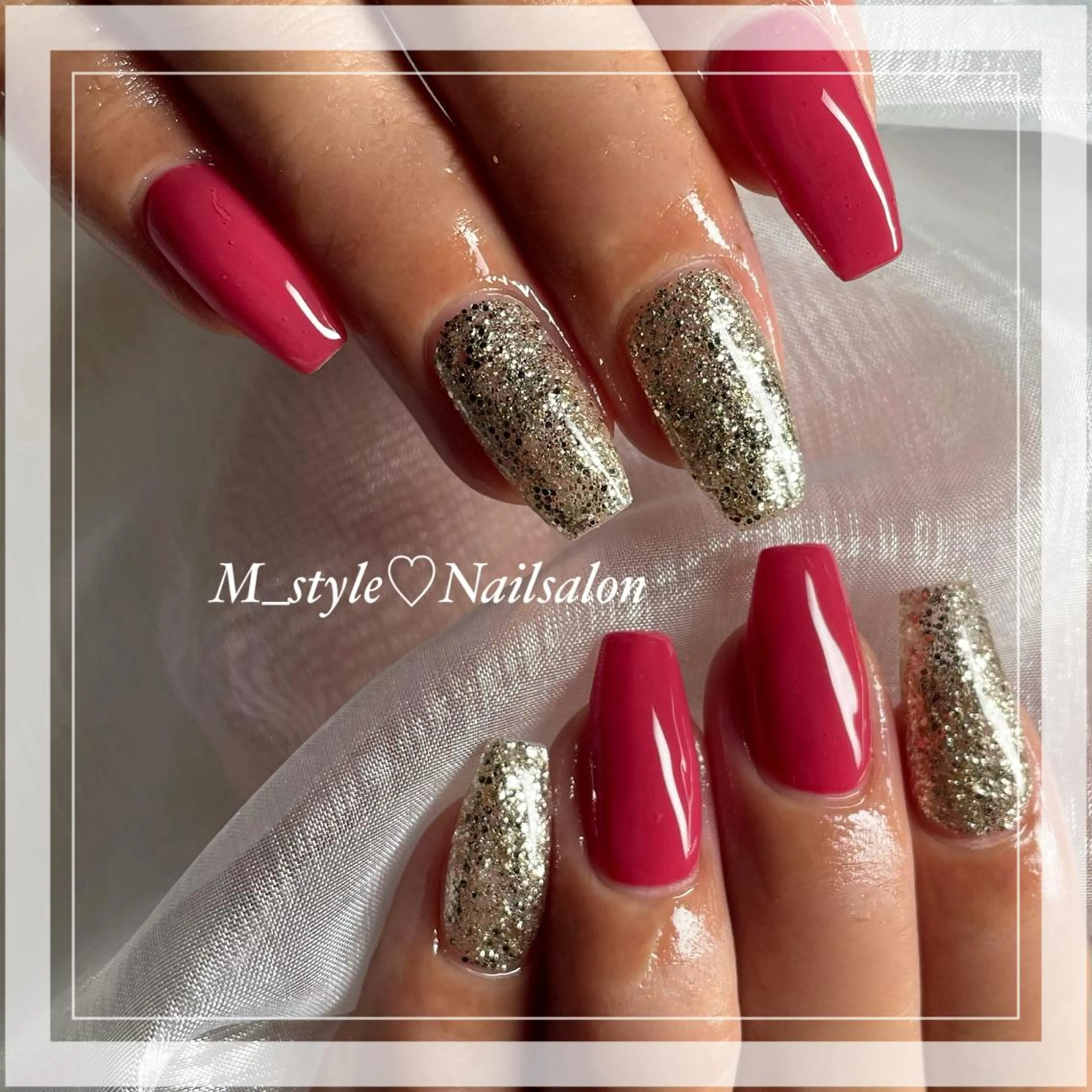 ネイル 下妻市ﾈｲﾙｻﾛﾝ M_styleのネイルデザイン