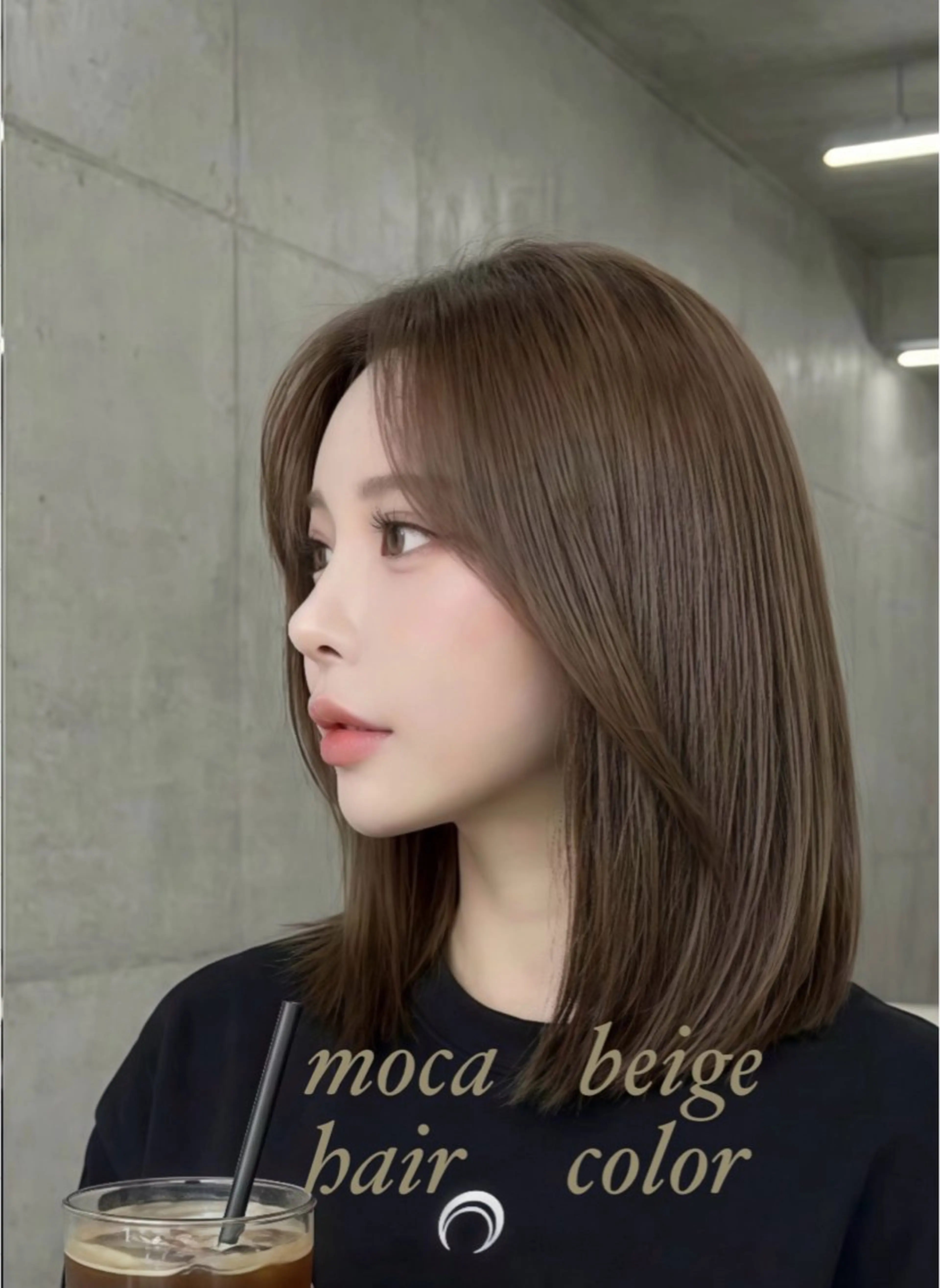 ミディアム カラー カット ヘアカラー M.SLASH 辻 孝志のヘアスタイル