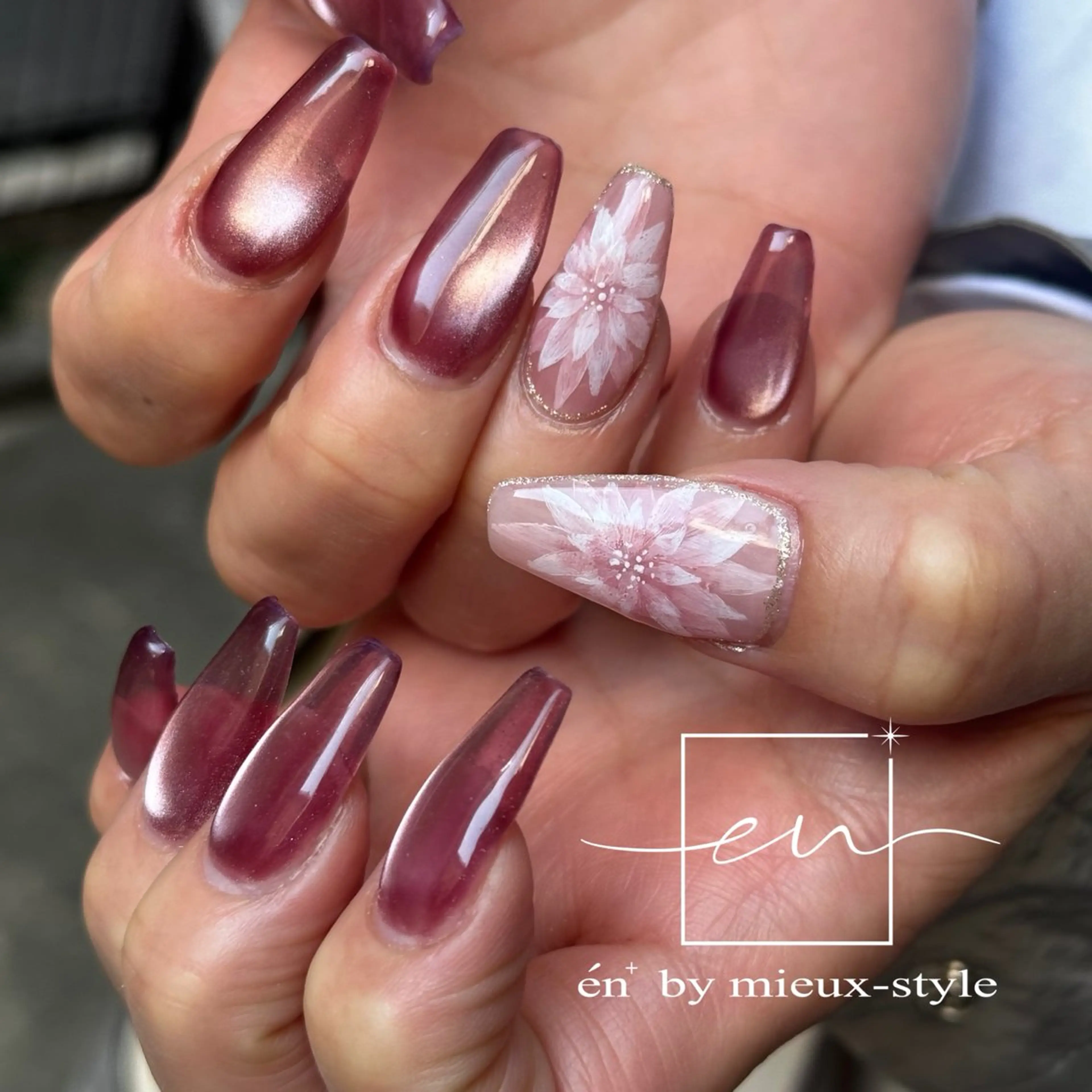 オフ有り長さだし１０本+定額デザインコース※ジェルオフのみご新規様無料の写真