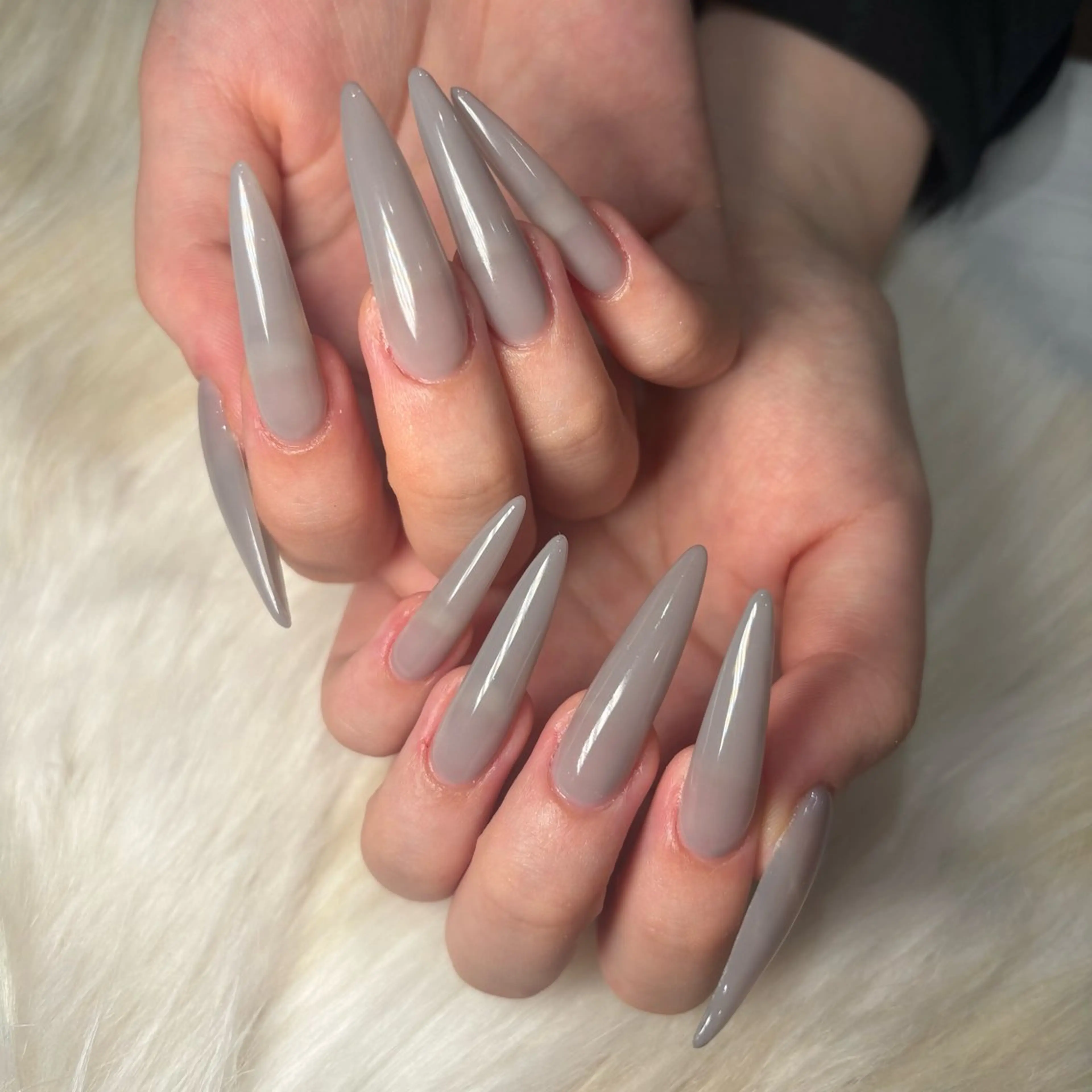 ネイル クリアネイル ハンドネイル Y U K Iのネイルデザイン