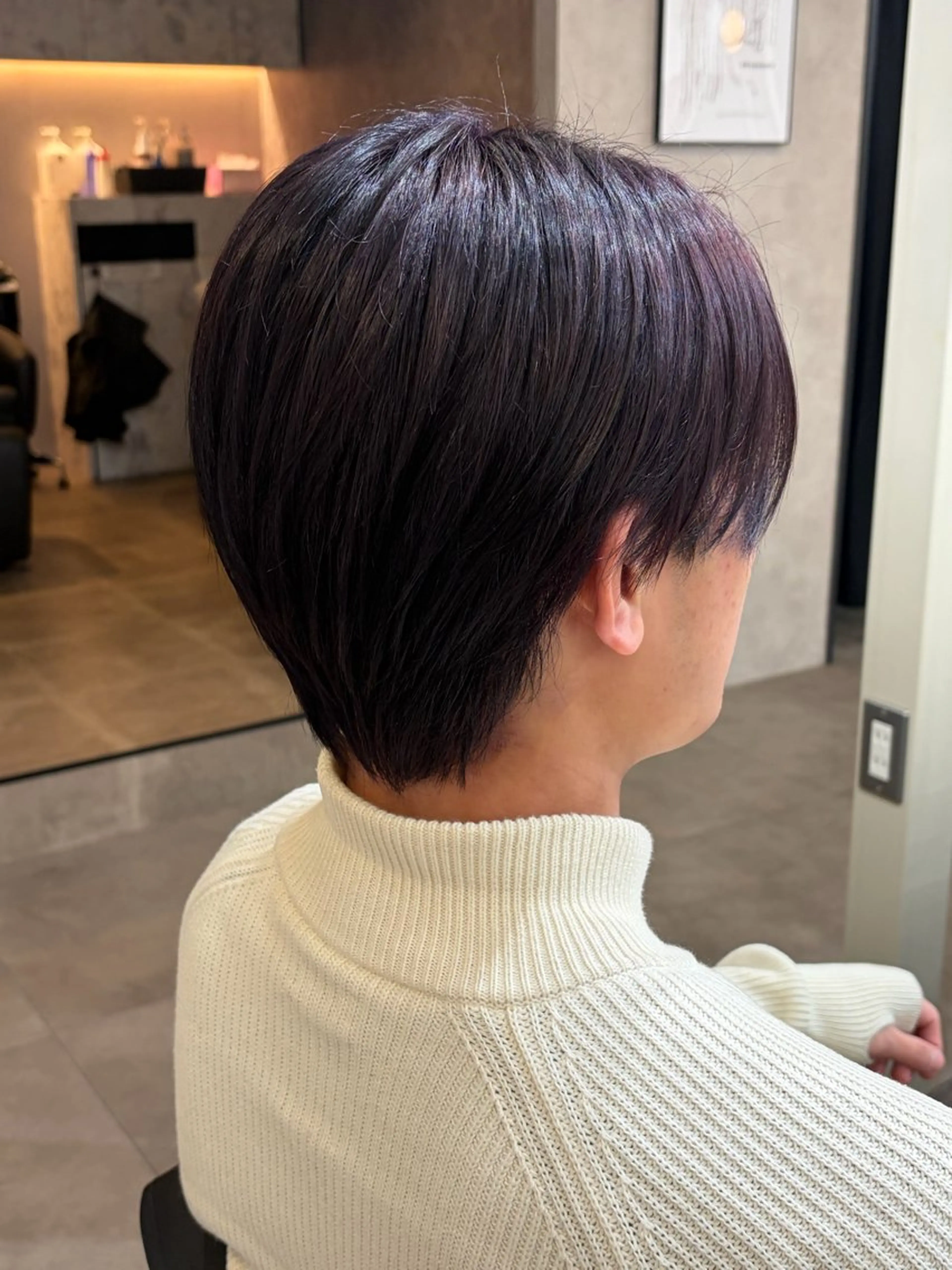 メンズ ヘアカラー 吉田 恋々音のヘアスタイル