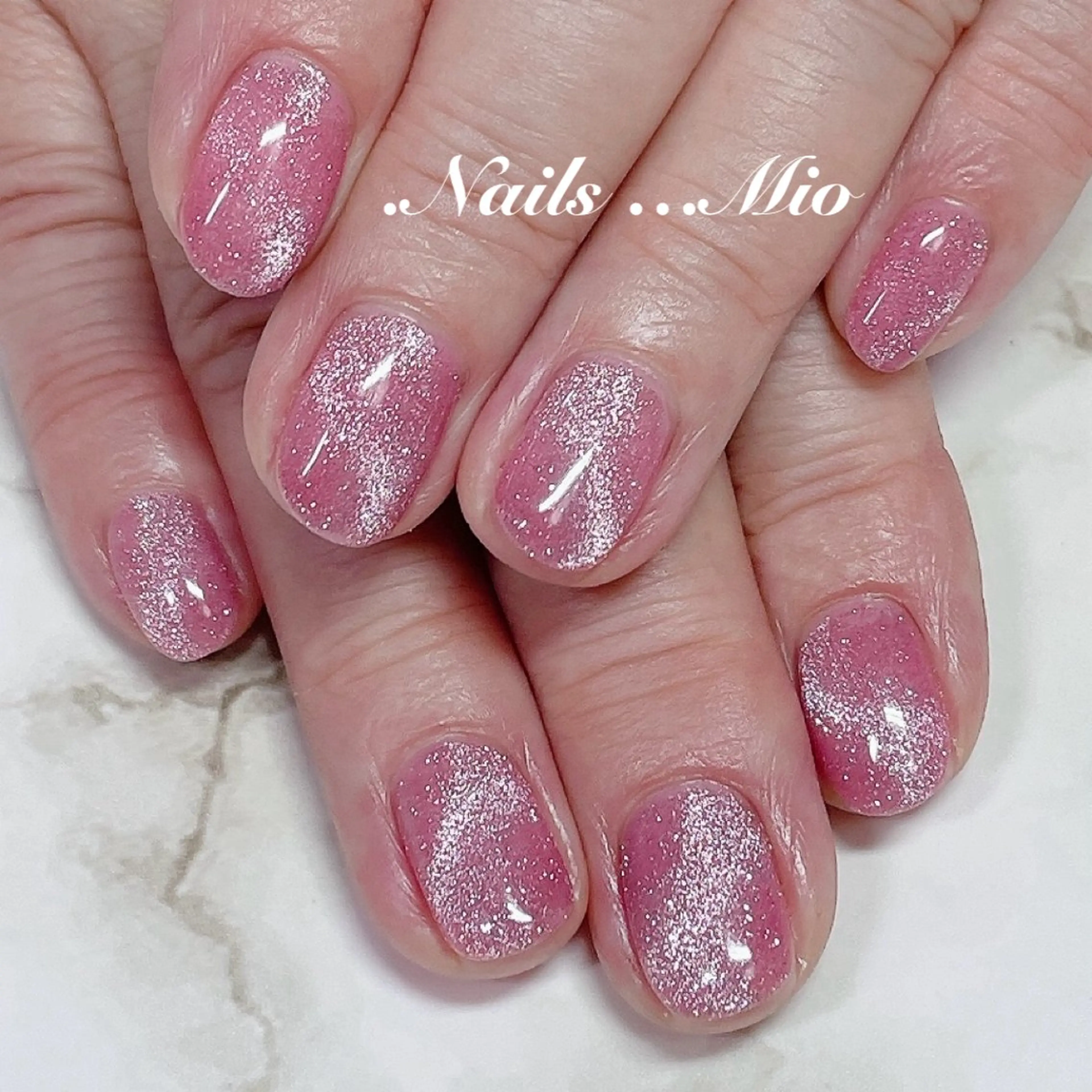 ネイル ジェルネイル マグネットネイル ワンカラーネイル .Nails Mio 赤羽西ネイルサロンのネイルデザイン