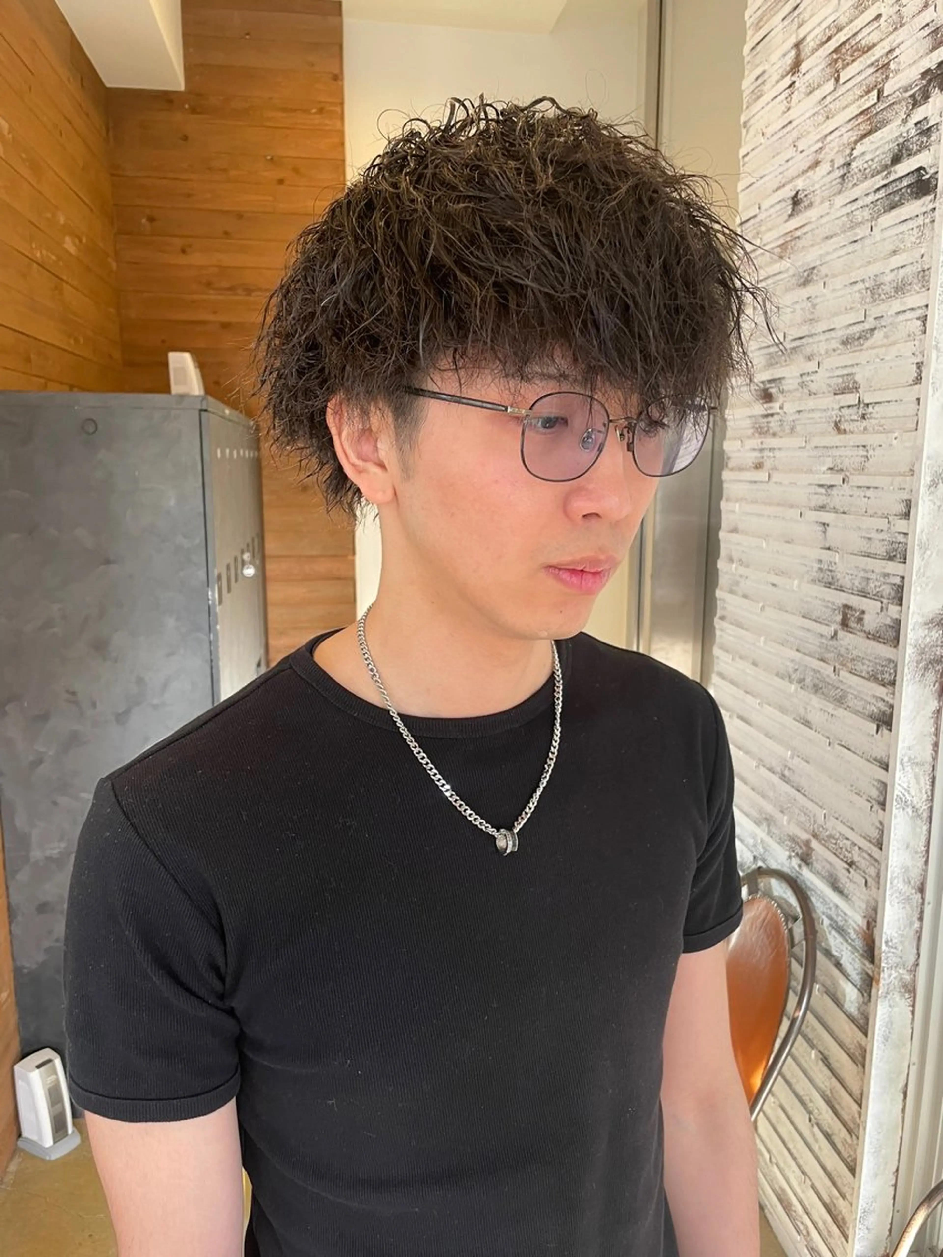 ショート パーマ メンズ メンズカット/パーマ 特化motooのヘアスタイル