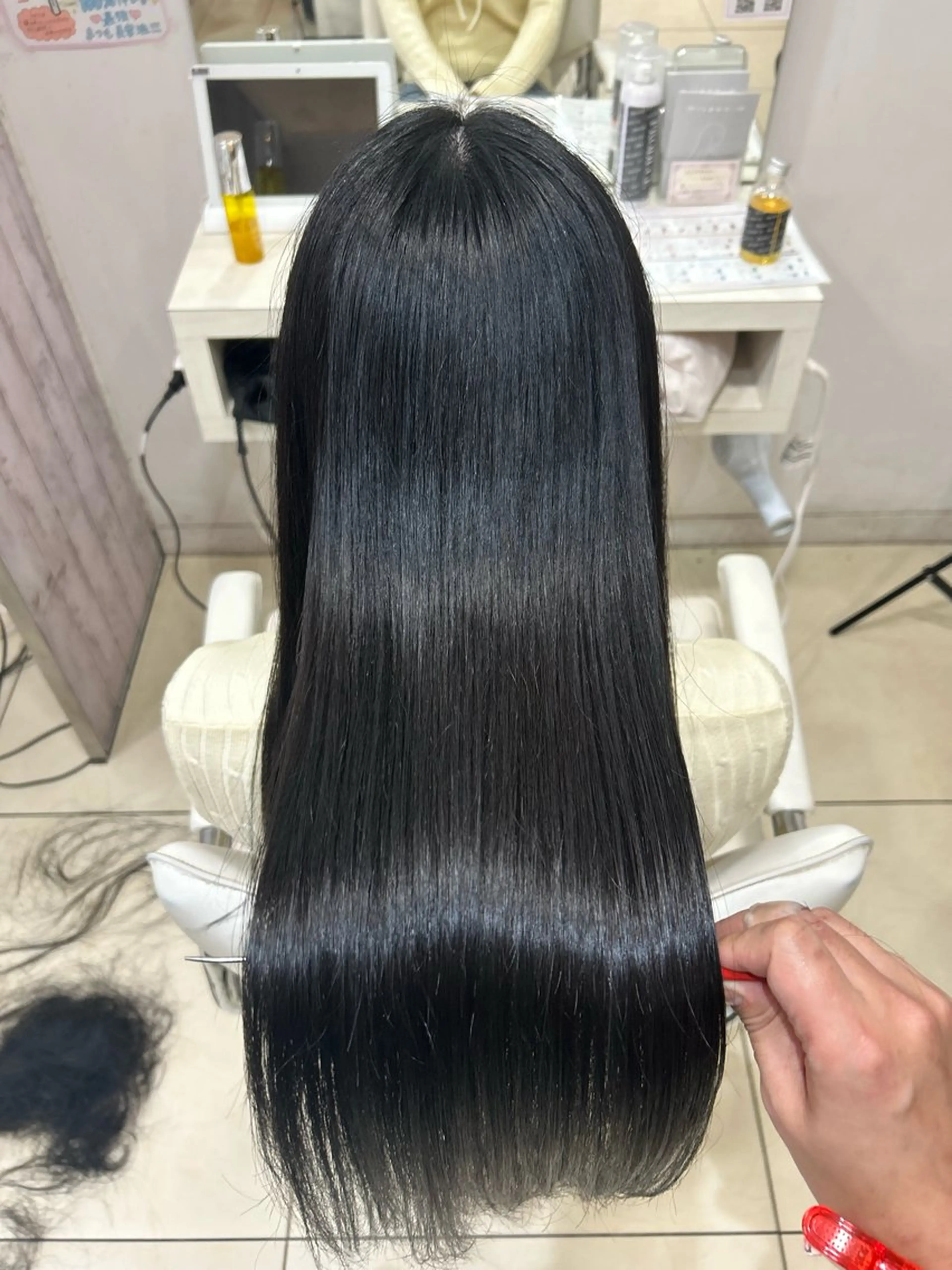 ロング カット ヘアカラー トリートメント 【髪質改善カラー】 瀧田嵐士🇰🇷のヘアスタイル