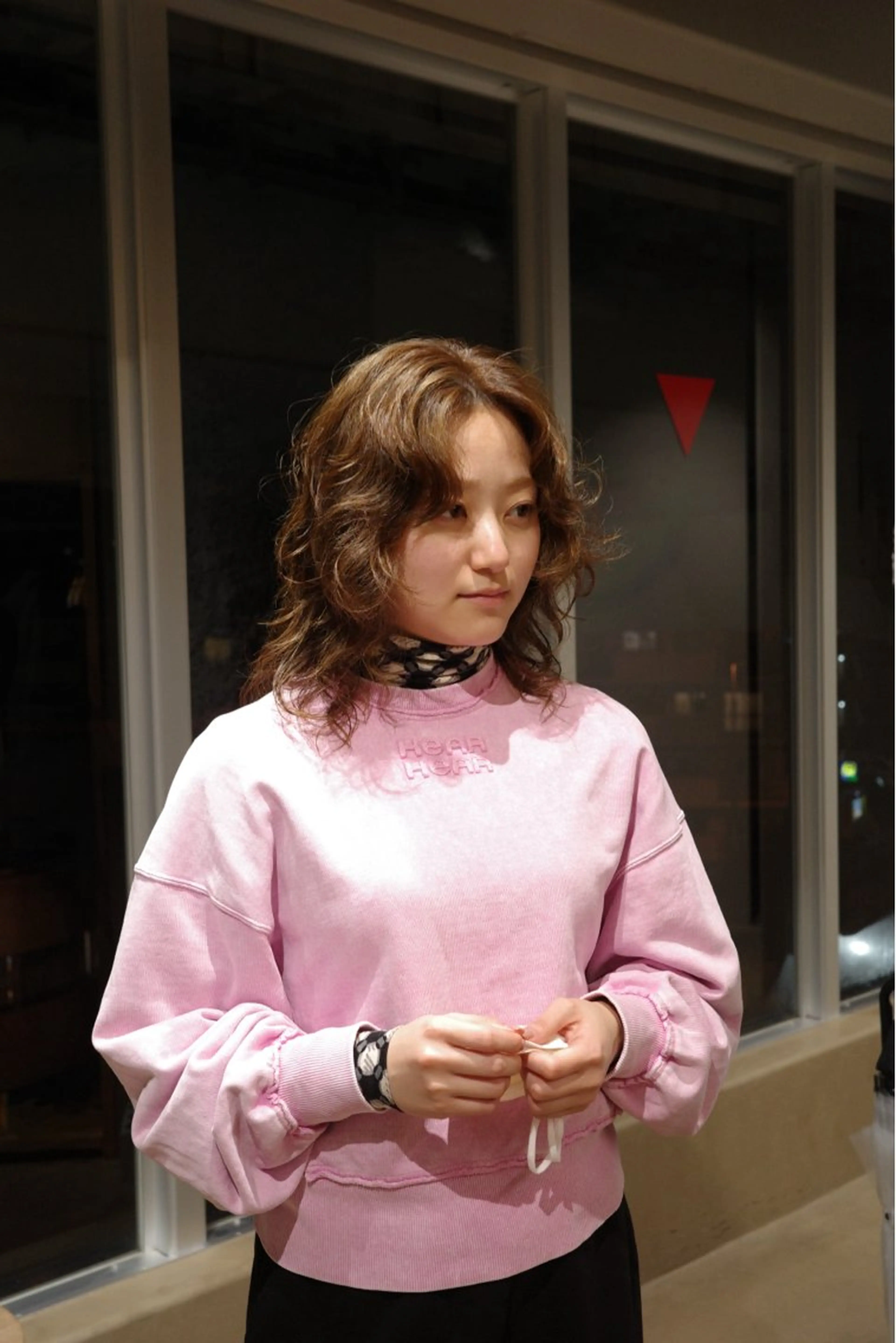 ミディアム カラー ヘアカラー 内田 海香のヘアスタイル