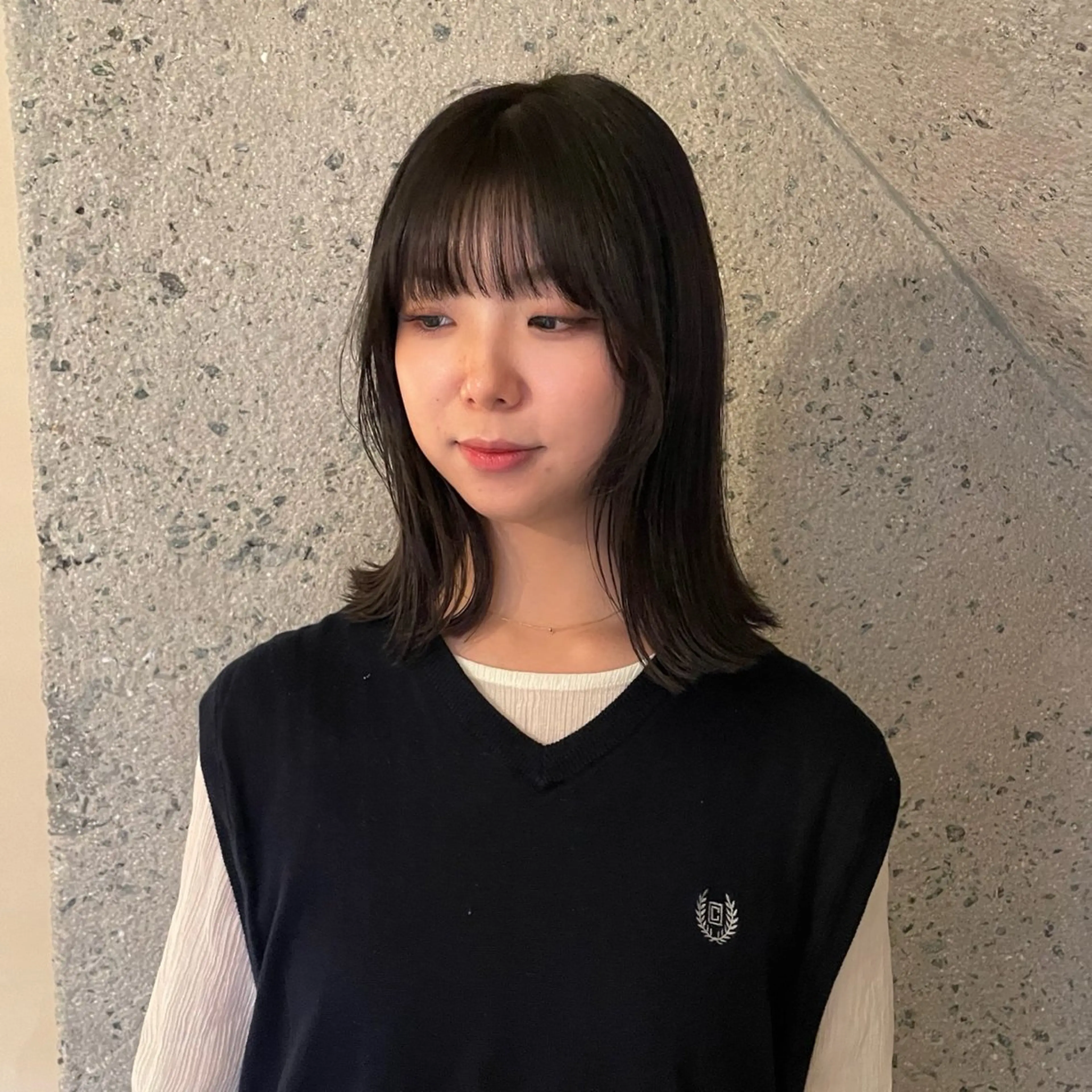 ミディアム 平尾/薬院*北谷治子 *艶髪レイヤーカットのヘアスタイル