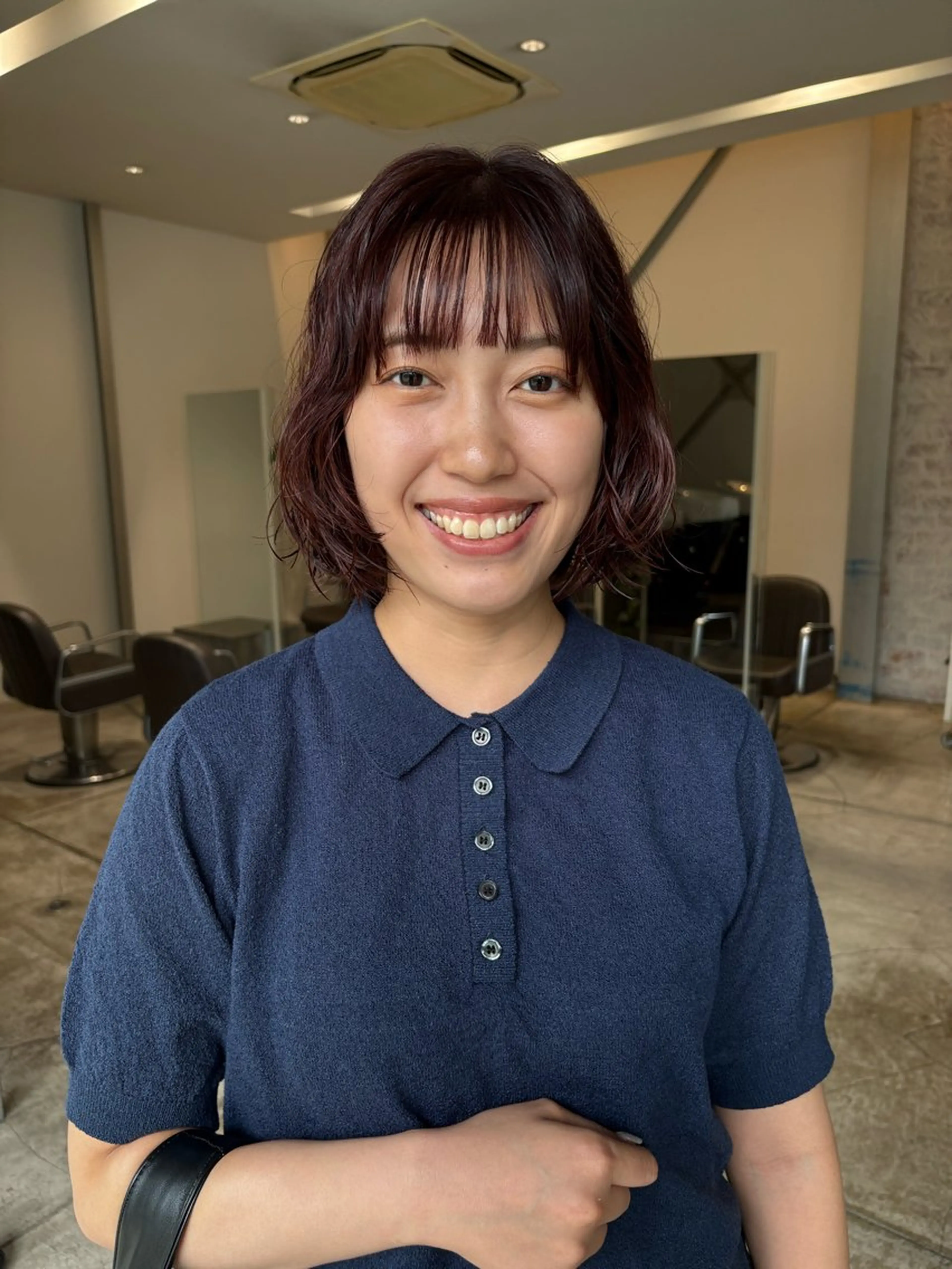 パーマ カット パーマ トリートメント 上平 綾菜のヘアスタイル