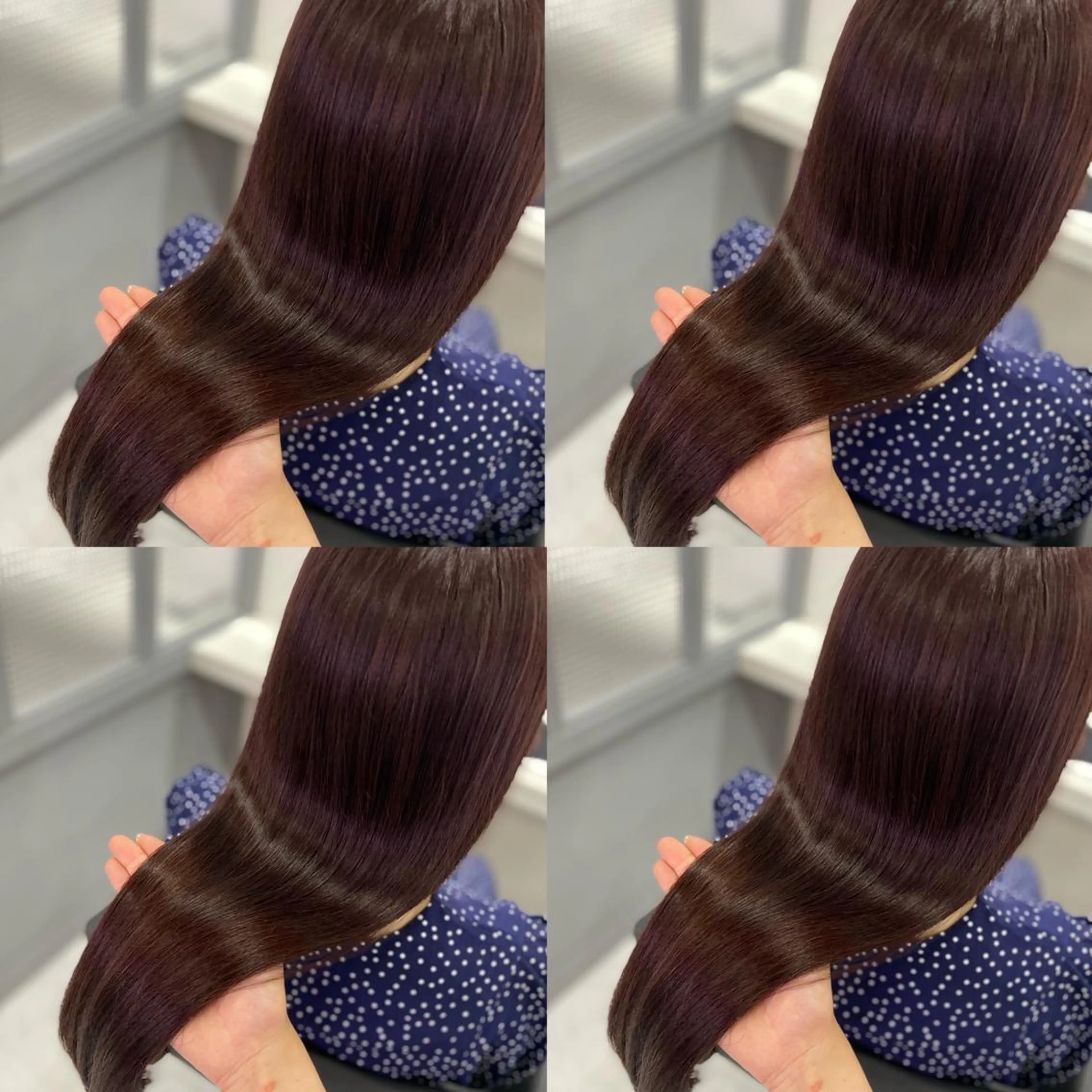 ロング トリートメント 髪質改善×矯正🫧 韓国ヘアasamiのヘアスタイル