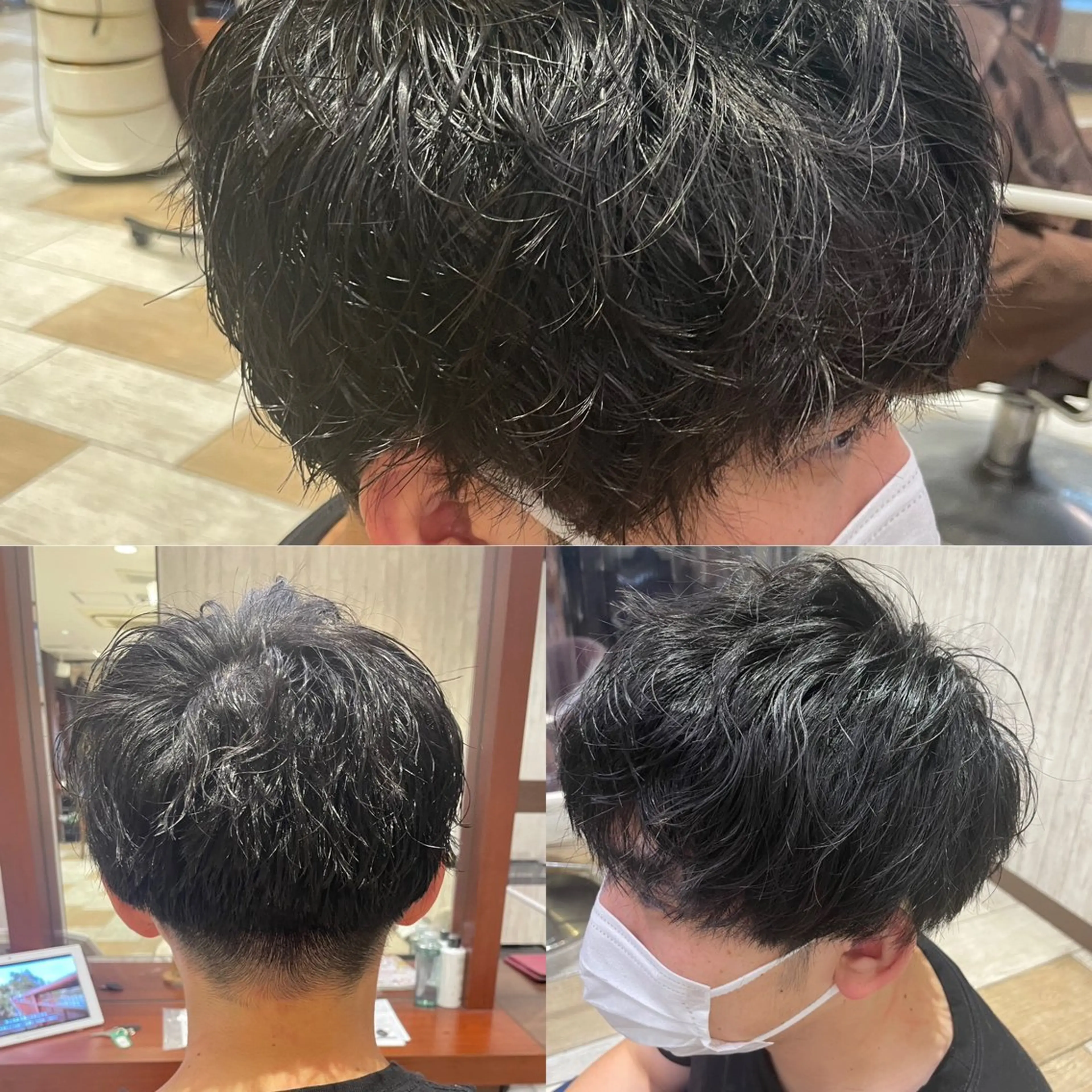 ショート メンズ メンズパーマ EARTH菊名店👾 ひらのすぐるのヘアスタイル