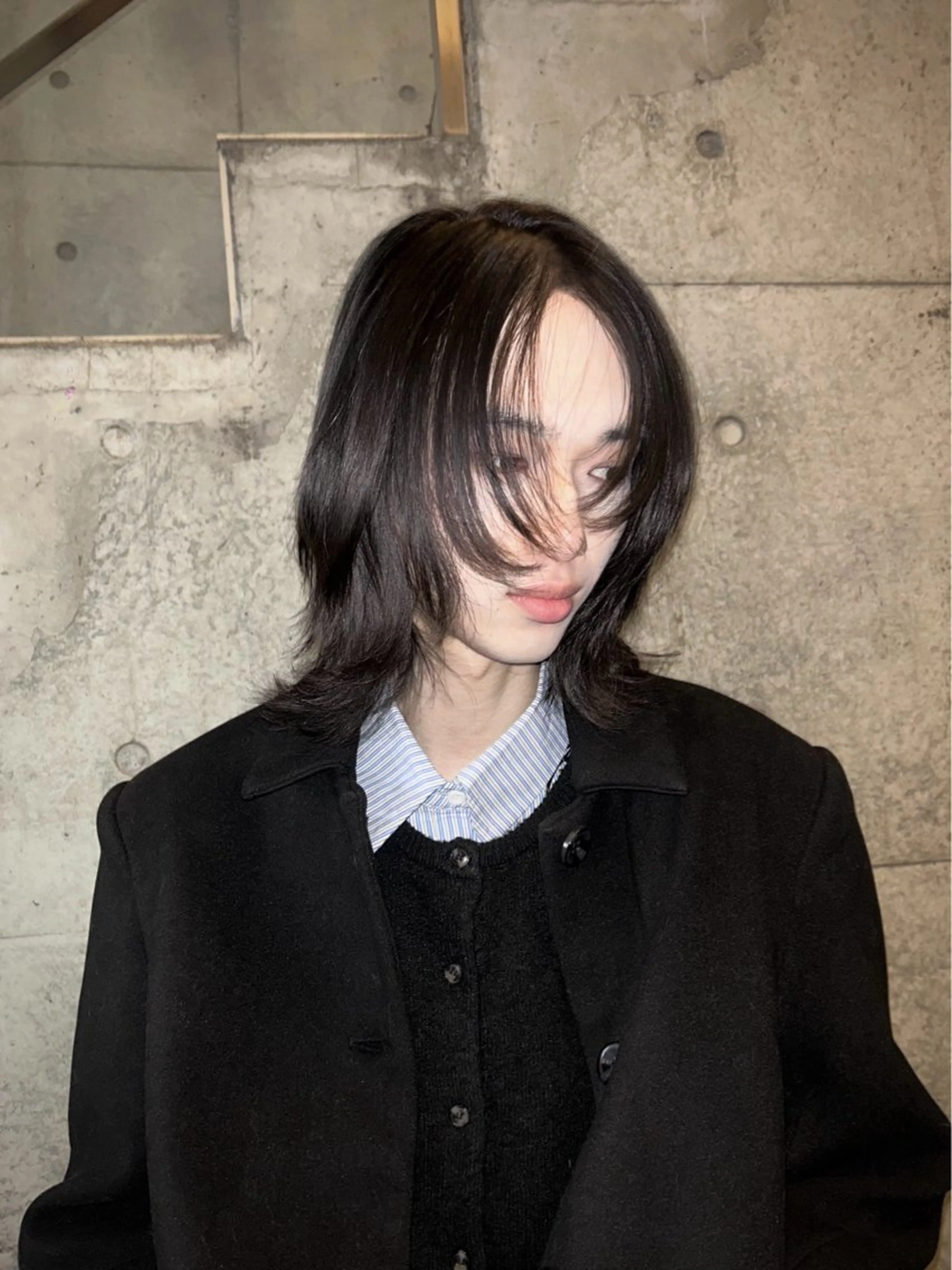 セミロング メンズ L&Co所属・タナカ カナ🫧のヘアスタイル