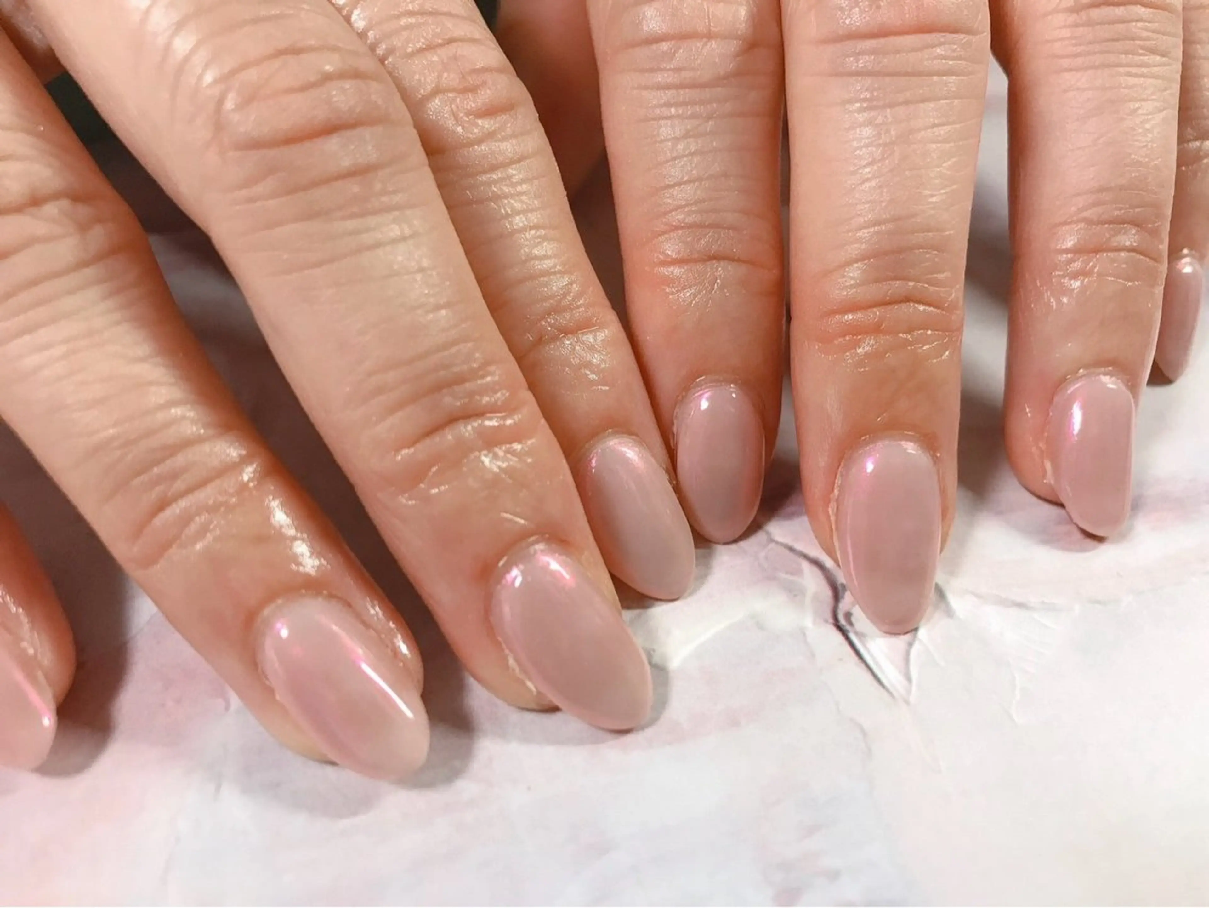 ネイル オーロラネイル フットネイル フレンチネイル ジェルネイル 韓国ネイル ハンドネイル kiki nail たまプラーザのネイルデザイン