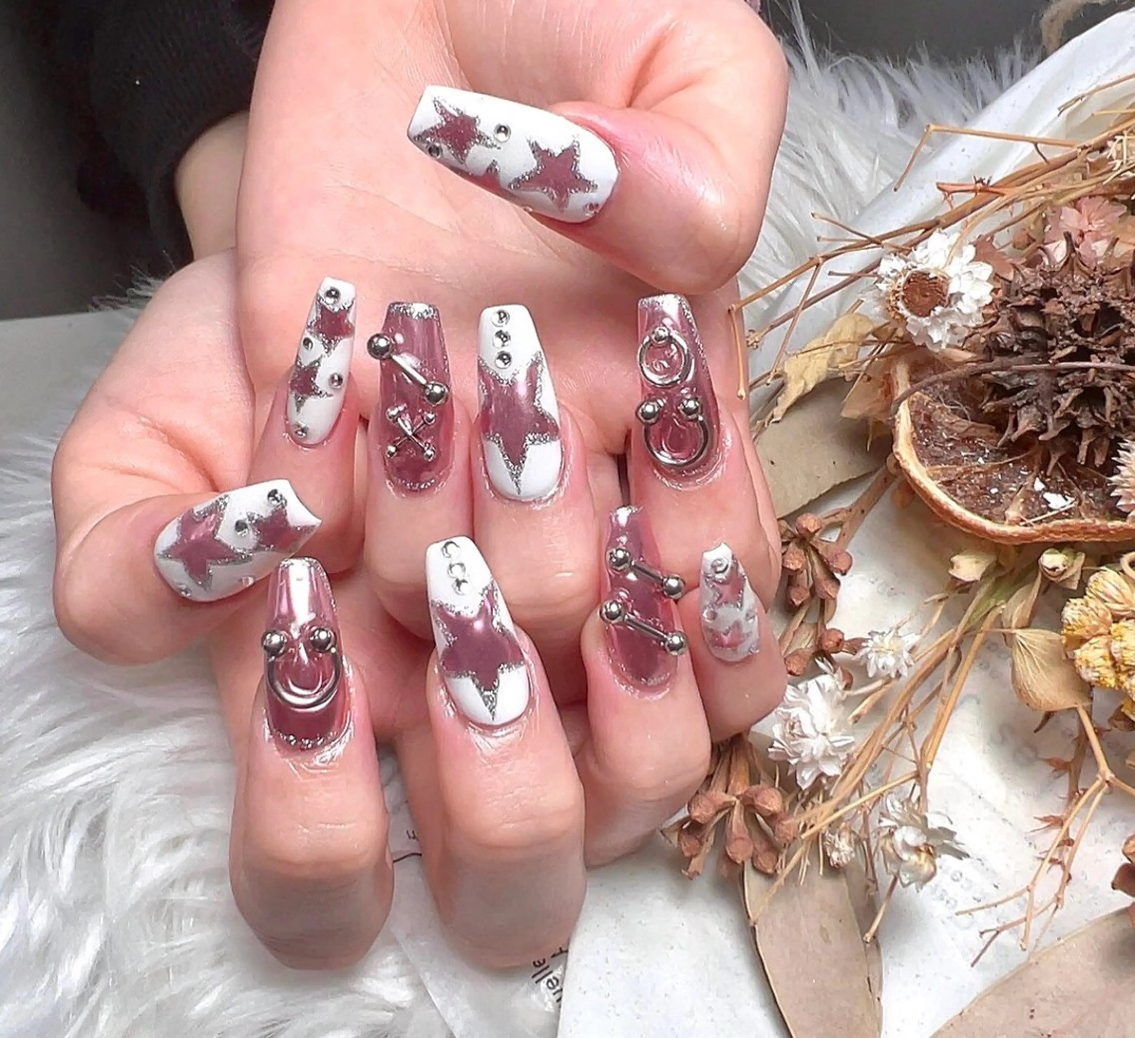 ネイル 長さ出し フレンチネイル ジェルネイル ガラスフレンチ 韓国ネイル ハンドネイル ハンドケア For U nail スカルプ専門店のネイルデザイン