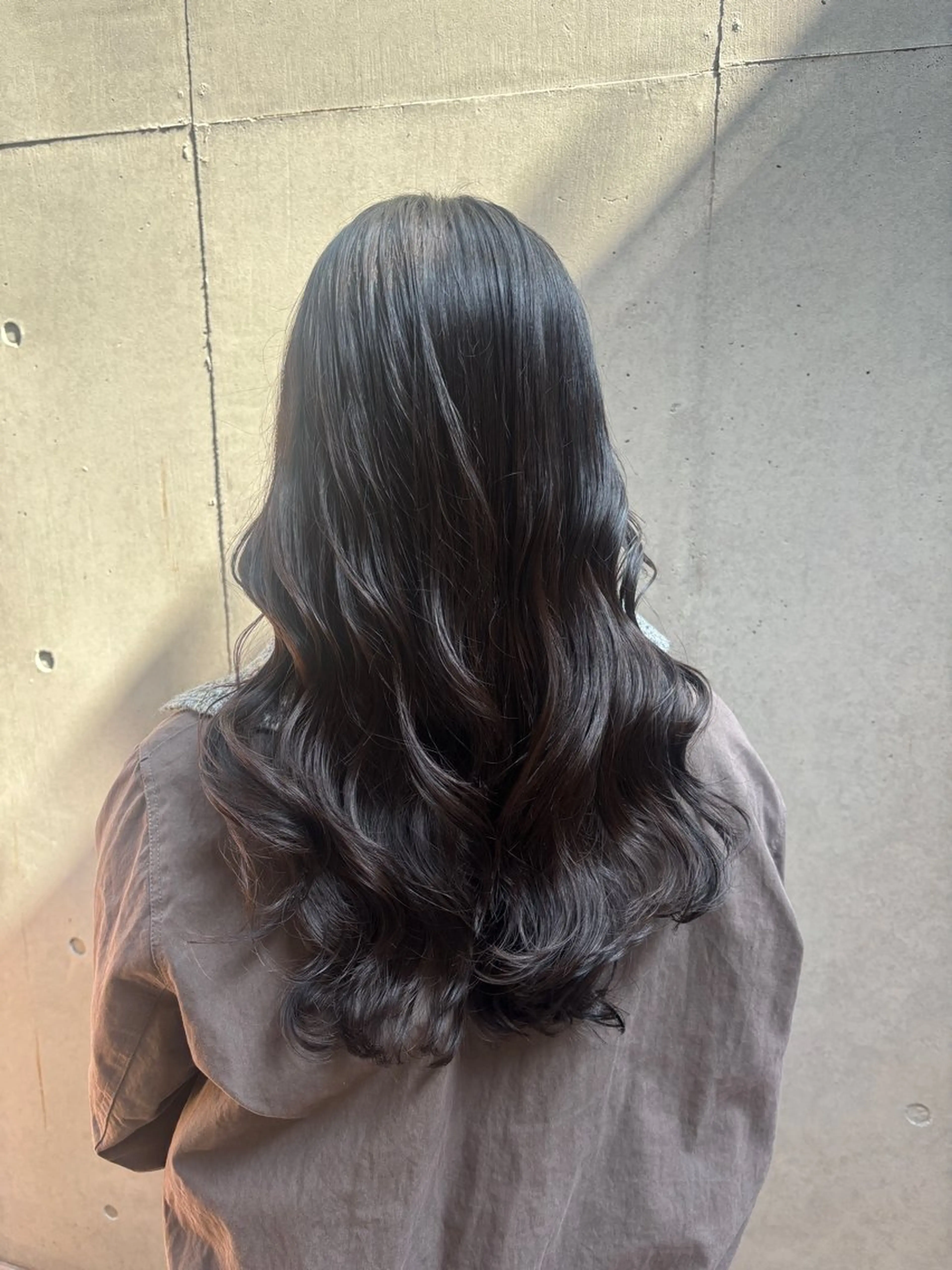 ミディアム カット パーマ 韓国風パーマ/ オリーブ🇰🇷あゆのヘアスタイル