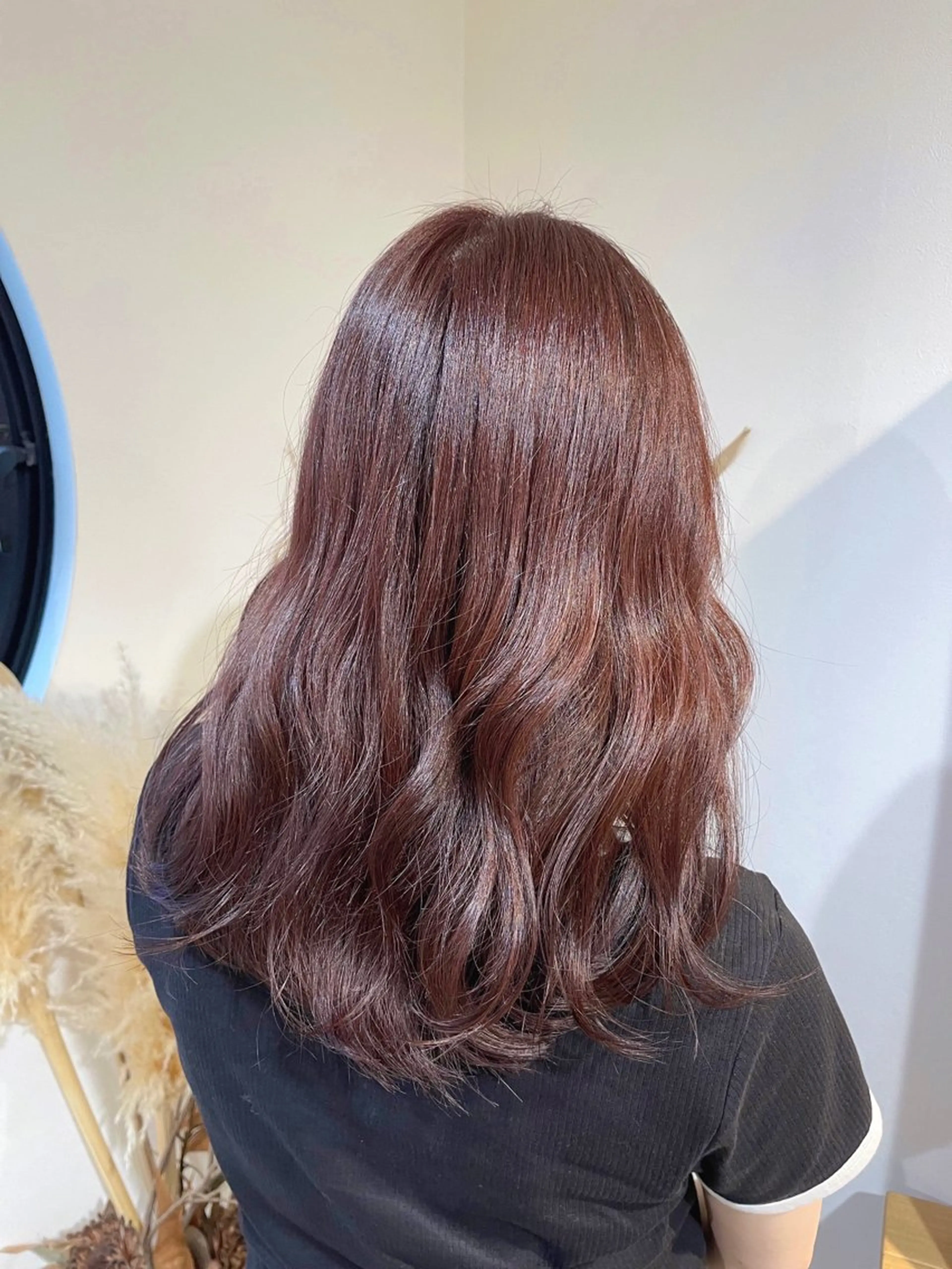 セミロング カラー ヘアアレンジ ANDIAMO SAKAE  楓のヘアスタイル