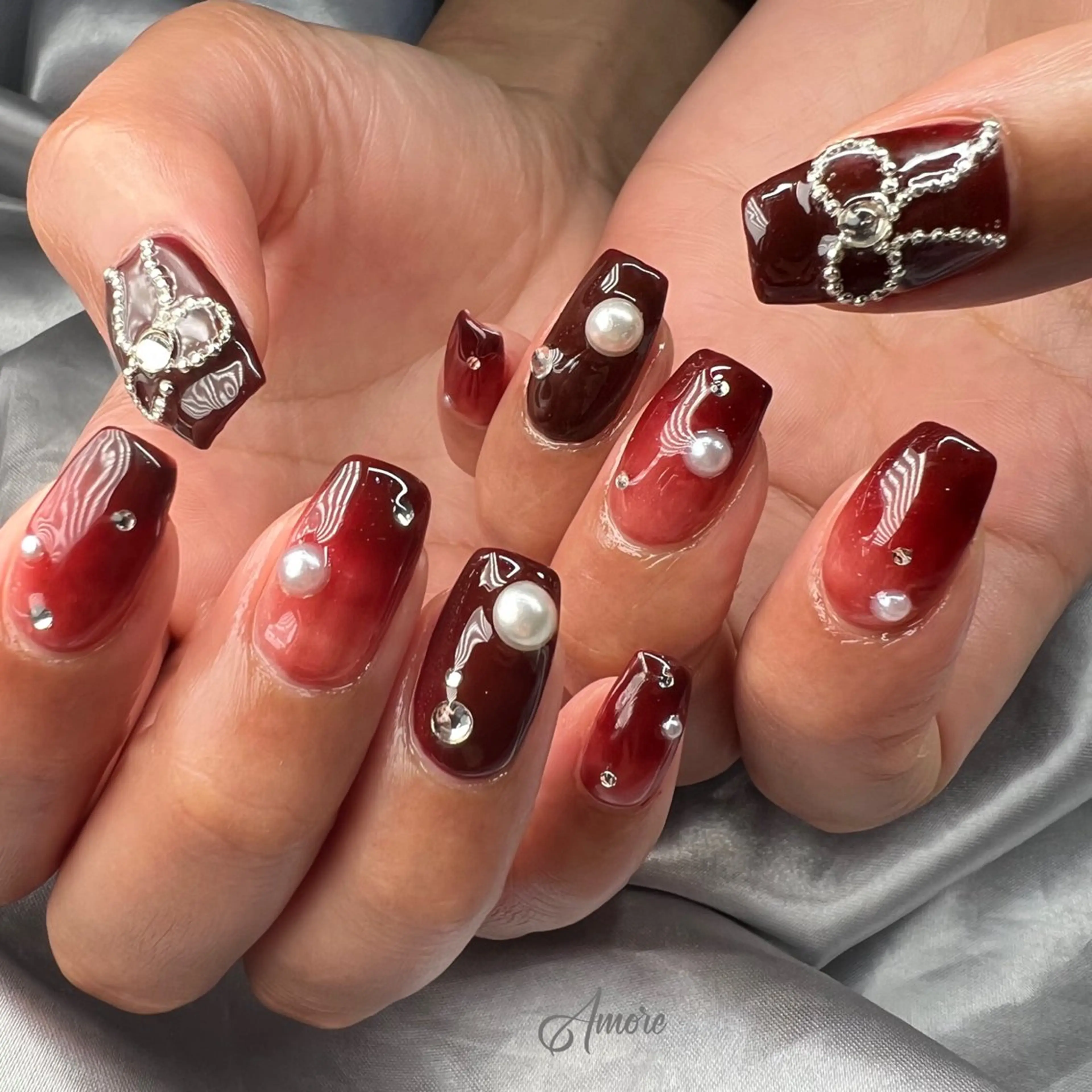 ネイル ジェルネイル 韓国ネイル パラジェル You kyehwaのネイルデザイン